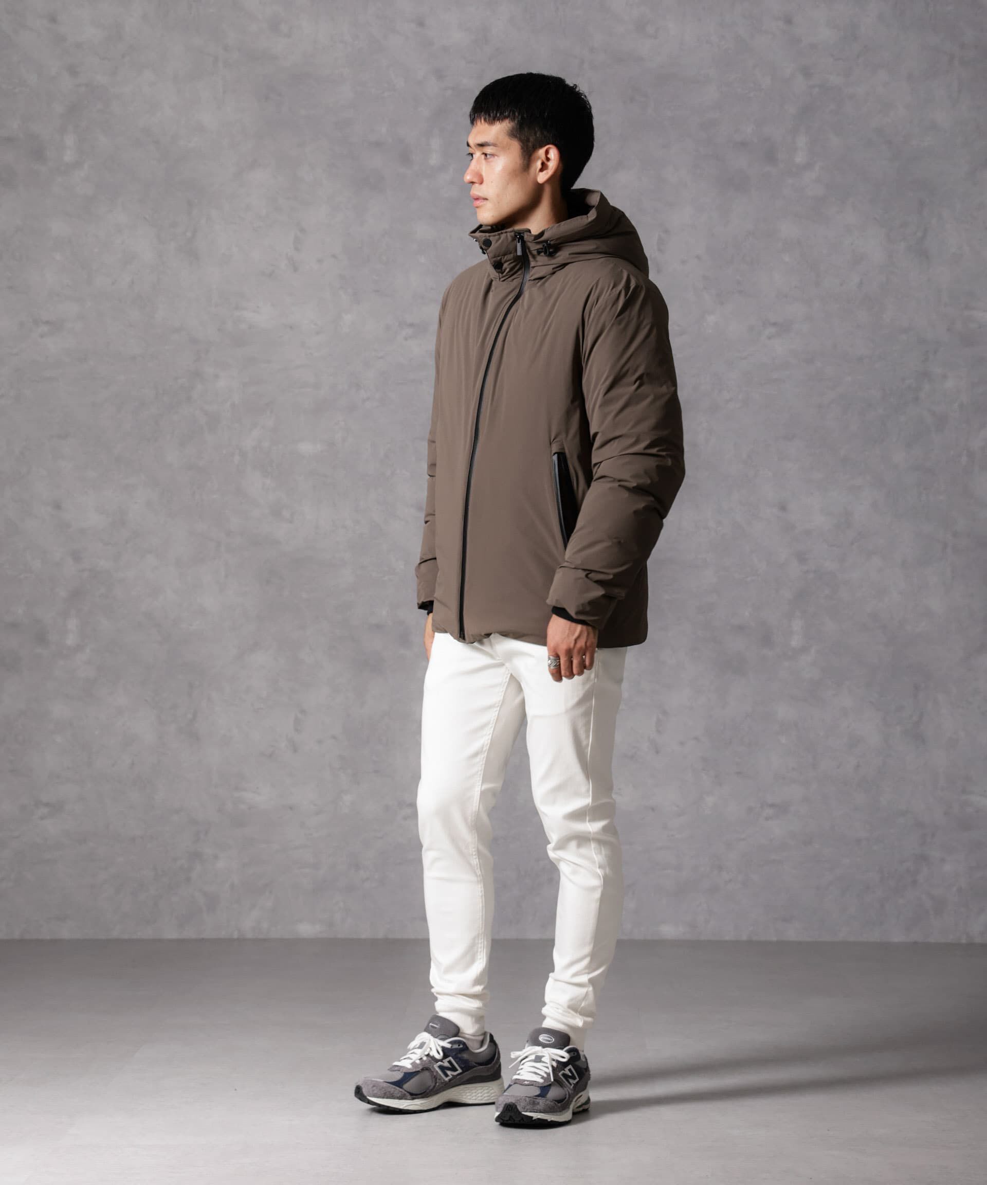 nano･universe「「西川ダウン(R)」スポーティーフードダウン」|ダウン|