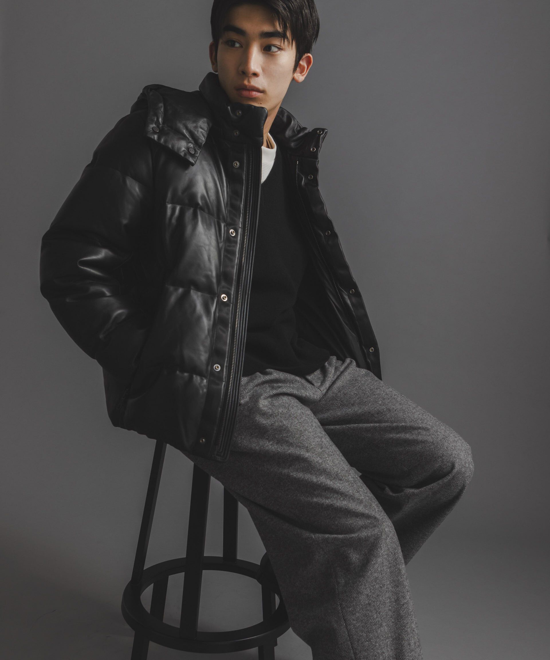 nano･universe「「西川ダウン(R)」ラムレザーG2ダウン」|ダウン|