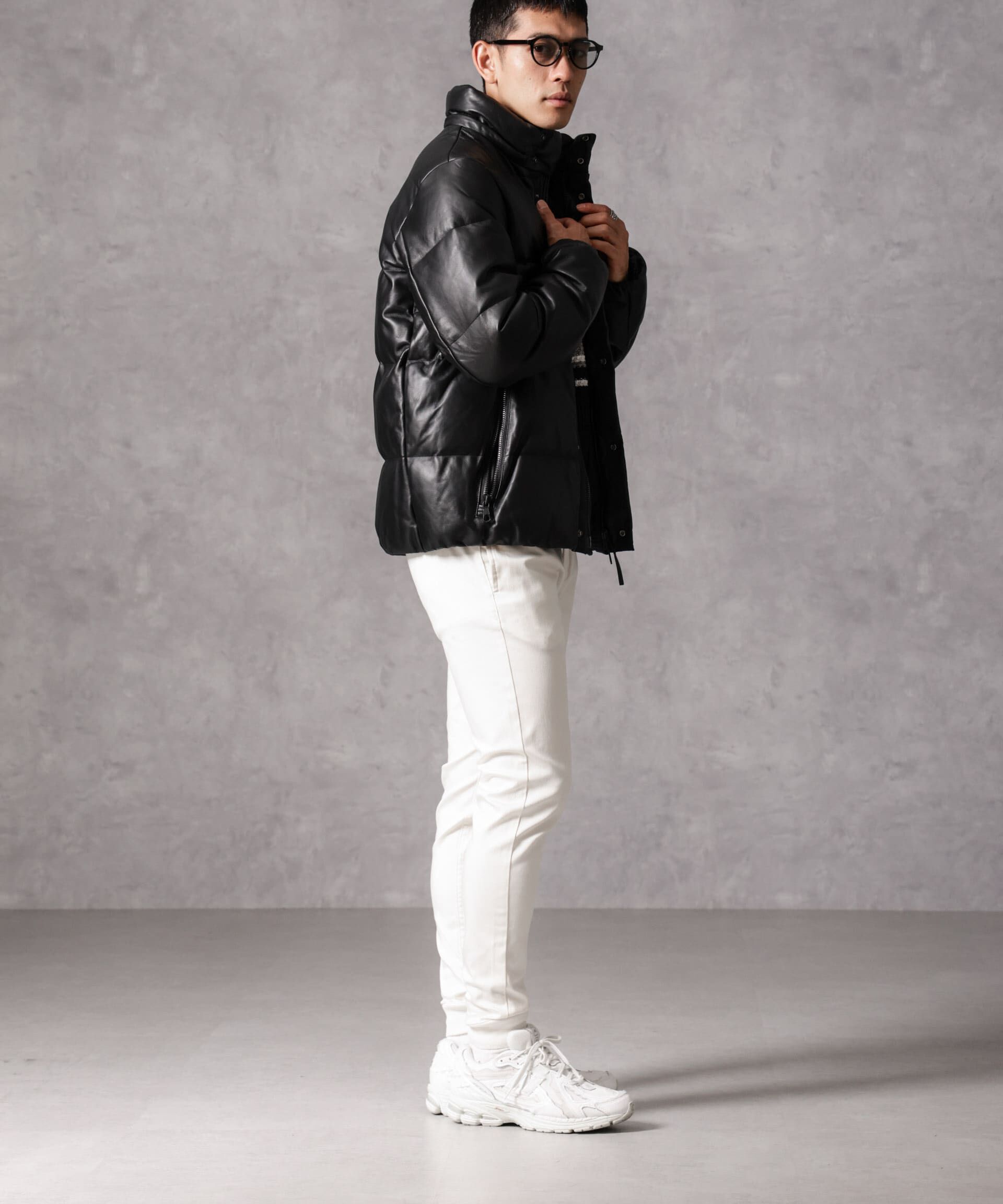 nano･universe「「西川ダウン(R)」ラムレザーG2ダウン」|ダウン|