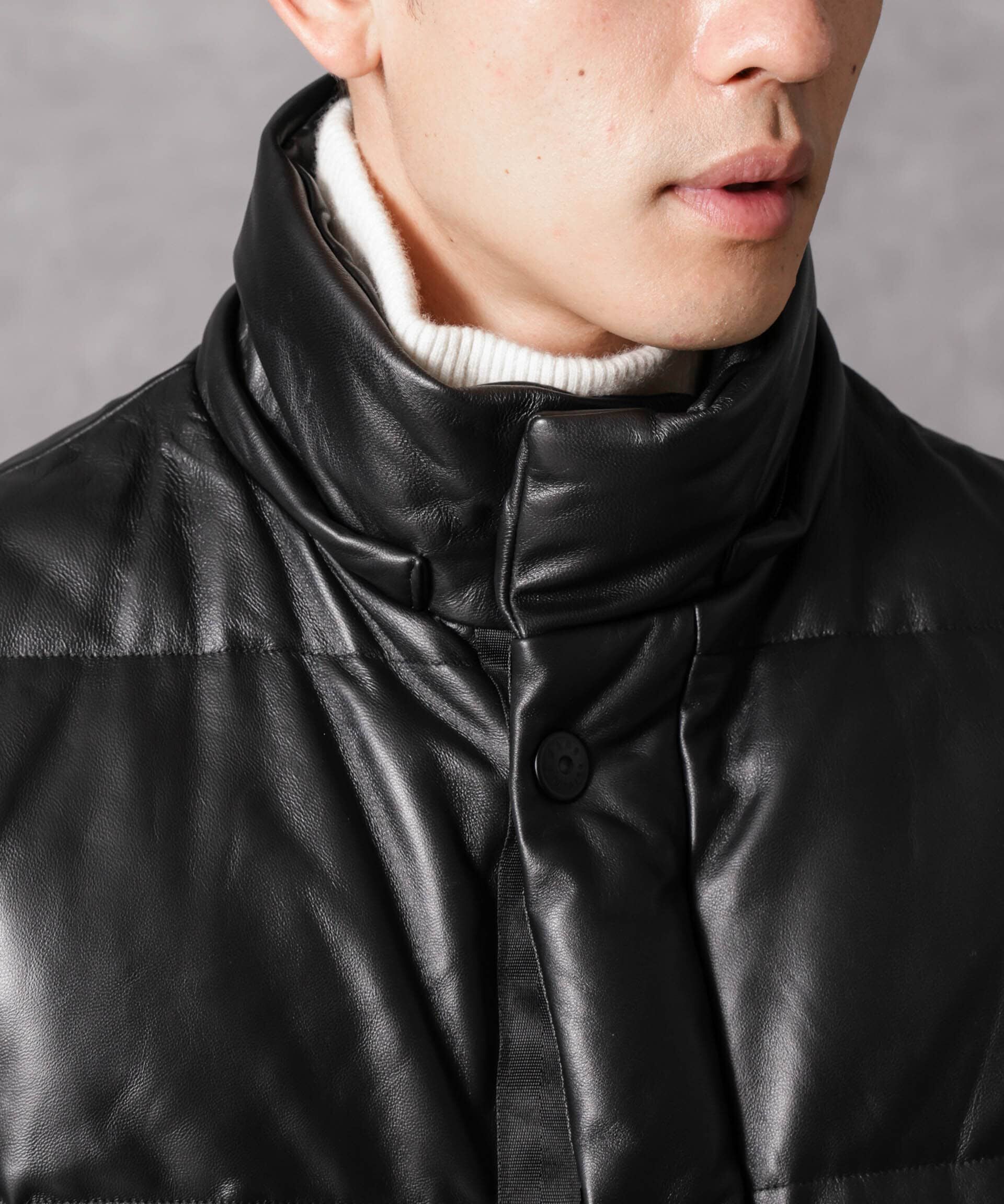 nano･universe「「西川ダウン(R)」ラムレザーG2ダウン」|ダウン|