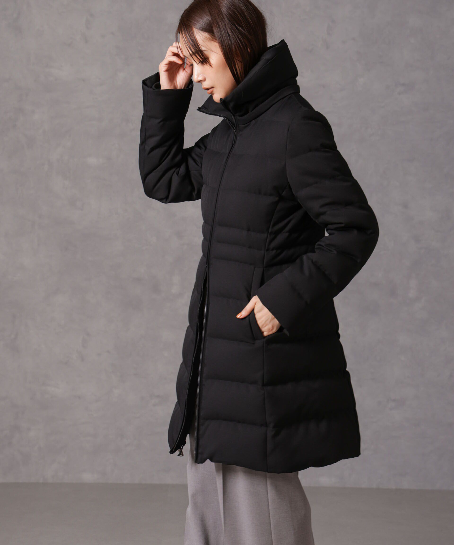 nano･universe「「西川ダウン(R)」サージロングダウン」|ダウン|