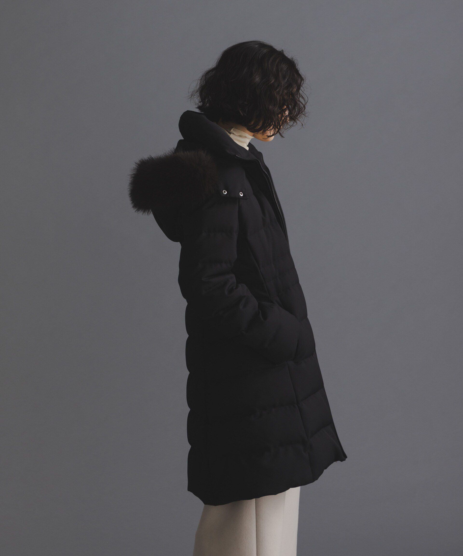 nano･universe「「西川ダウン(R)」サージロングダウン」|ダウン|