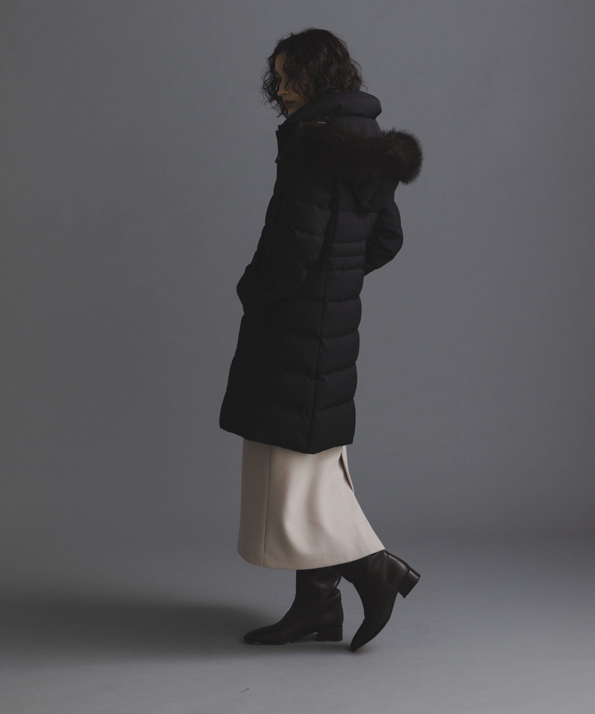 nano･universe「「西川ダウン(R)」サージロングダウン」|ダウン|