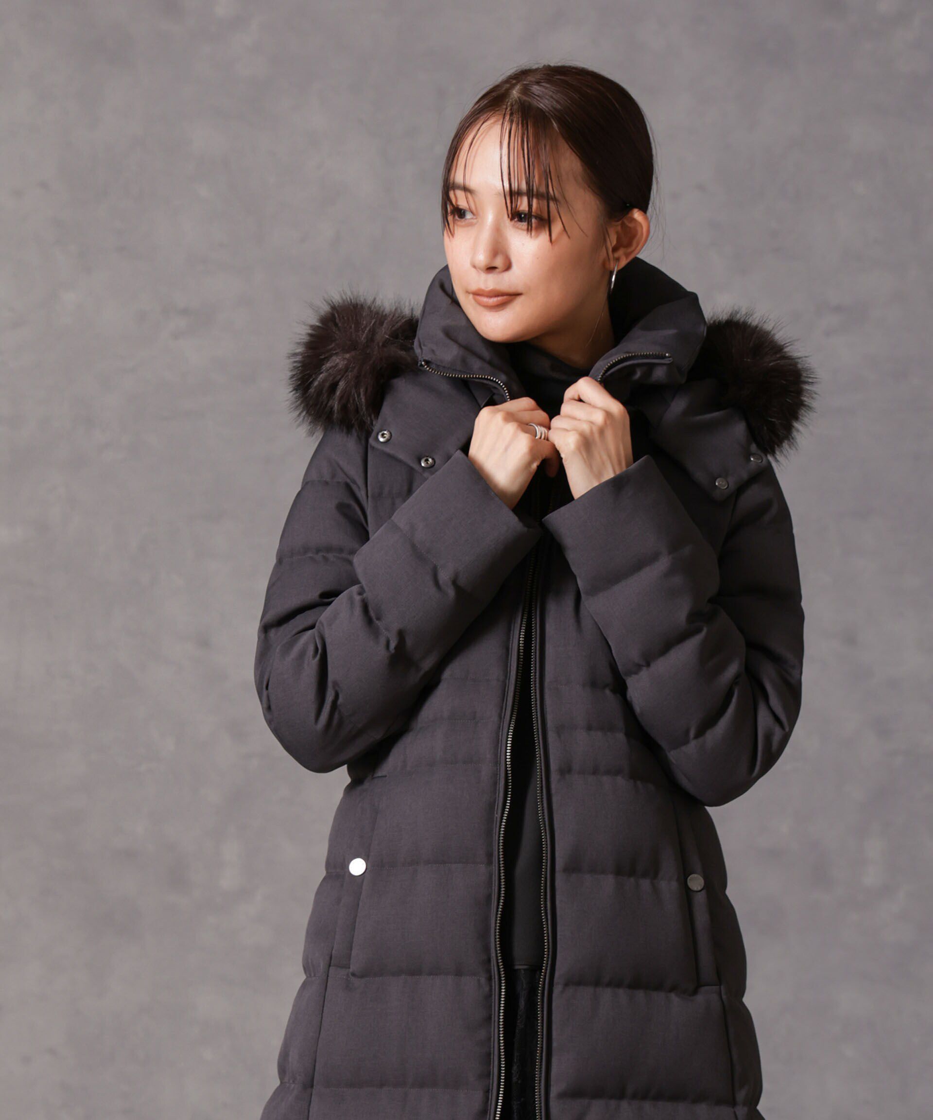 nano･universe「「西川ダウン(R)」サージロングダウン」|ダウン|