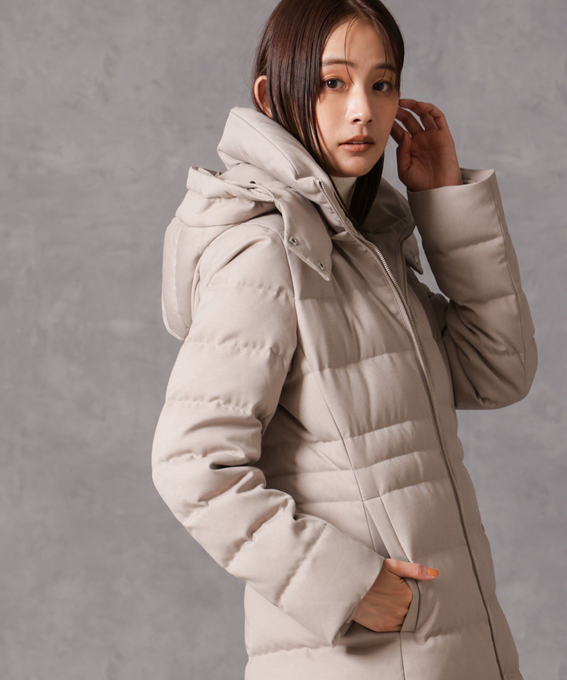 nano･universe「「西川ダウン(R)」サージロングダウン」|ダウン|