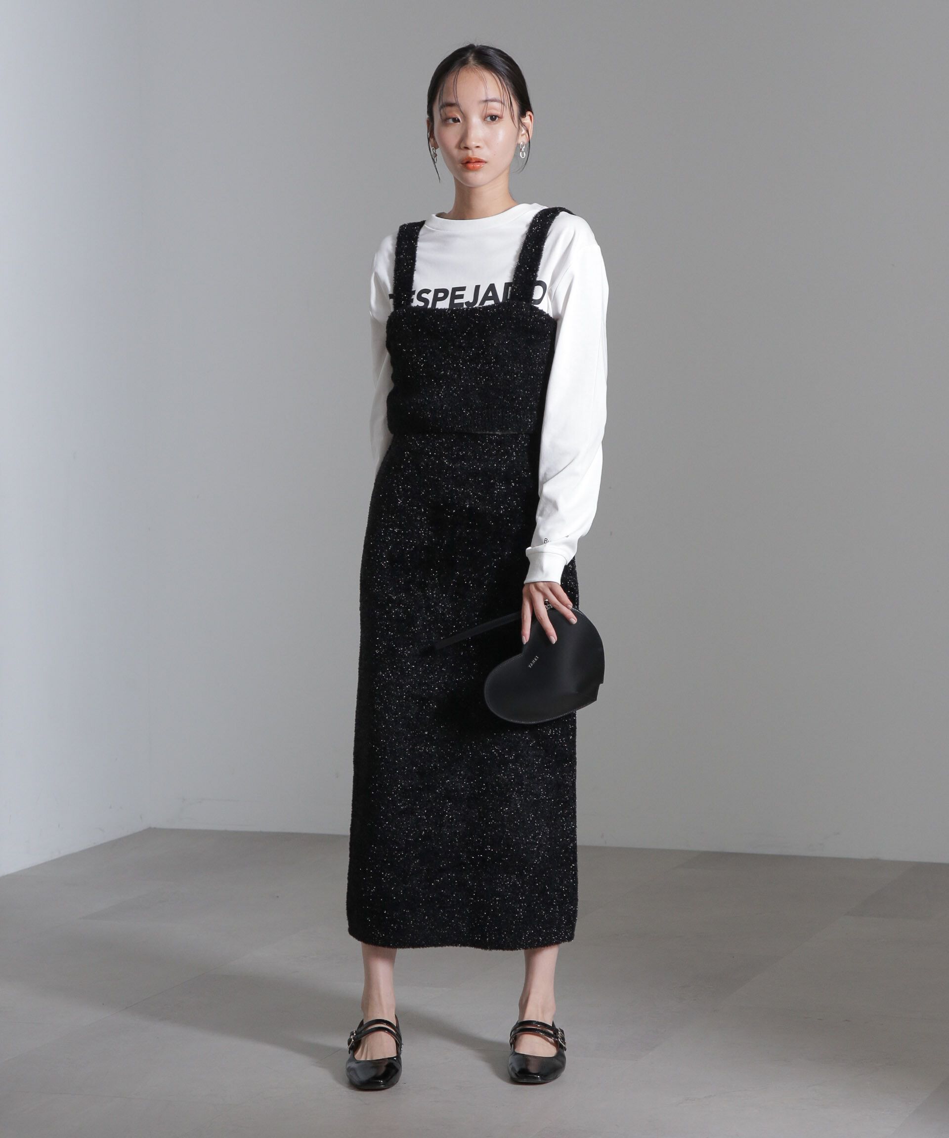 nano･universe「ラメシャギーニットスカート(セットアップ可)」|スカート|