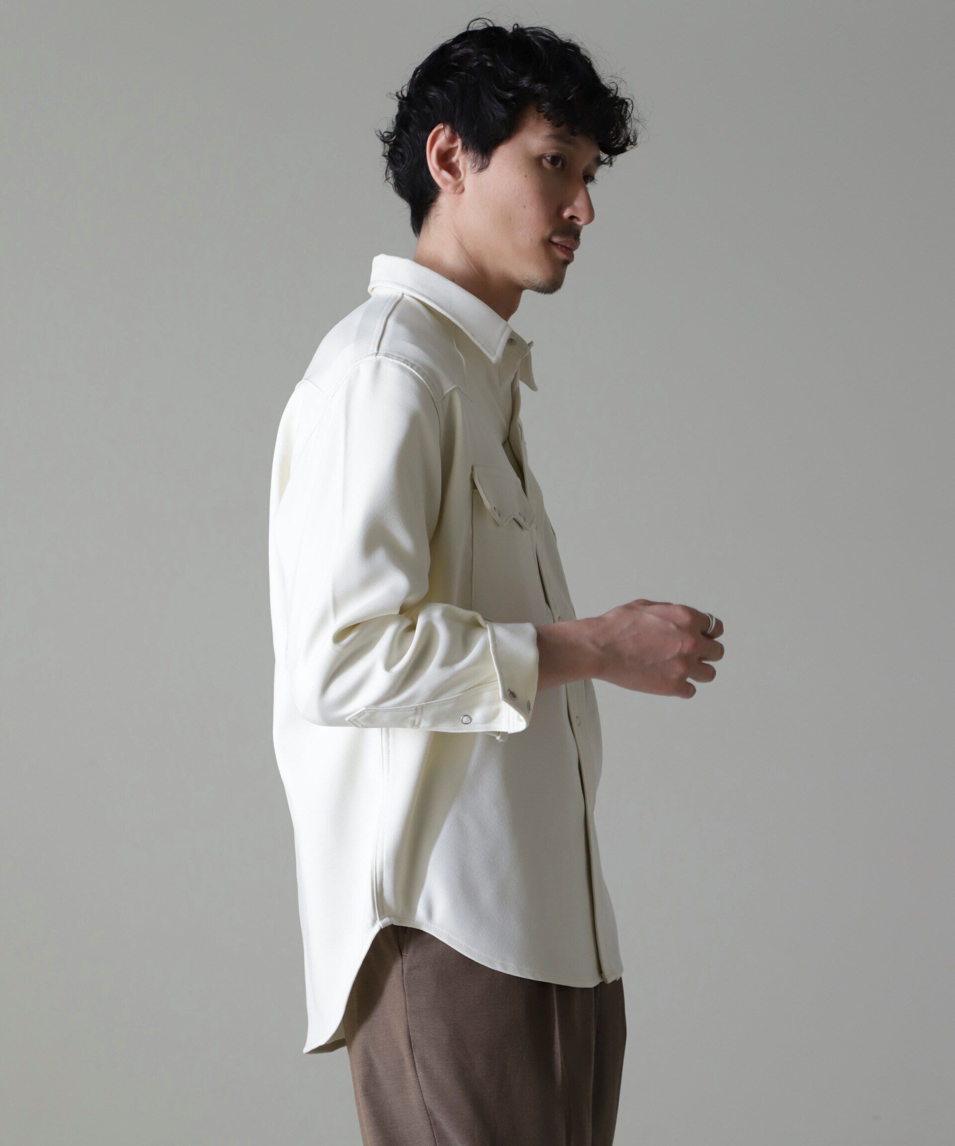 nano･universe「Wrangler/別注 Western Shirt」|シャツ・ブラウス|