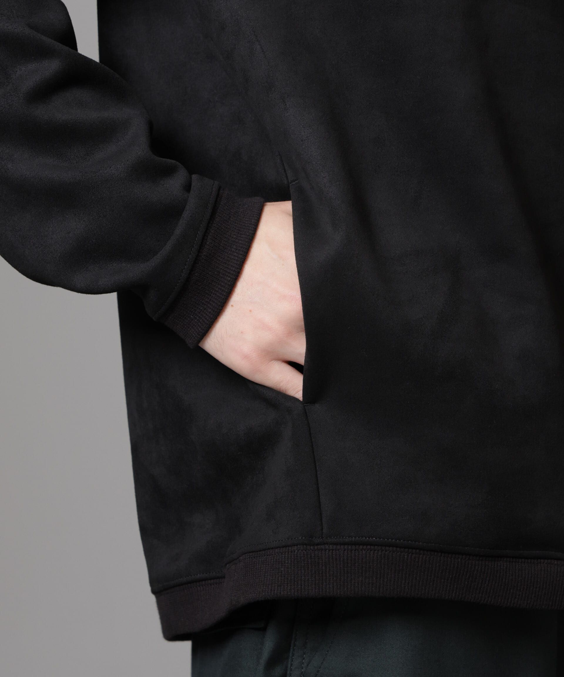 nano･universe「フェイクスエードフーディー 長袖」|Tシャツ・カットソー|