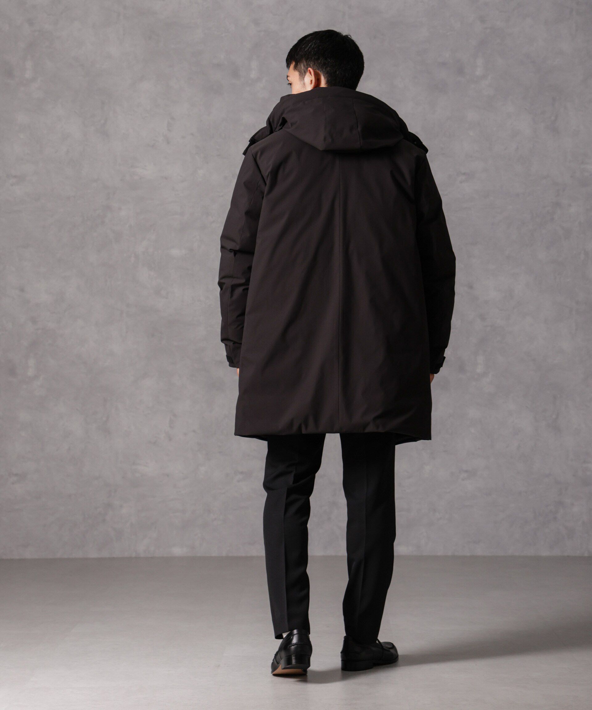 nano･universe「「西川ダウン(R)」ロングフードダウン」|ダウン|