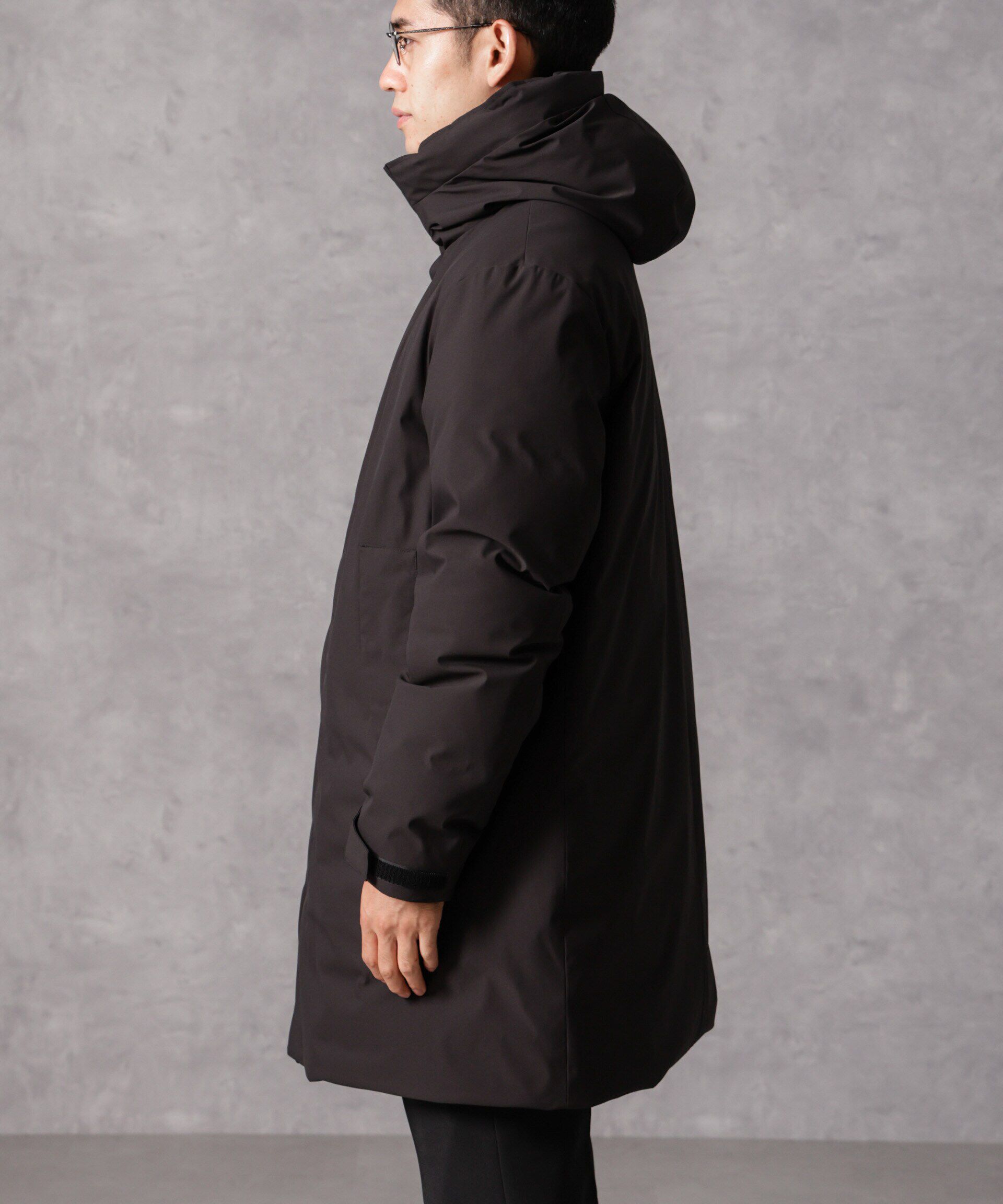 nano･universe「「西川ダウン(R)」ロングフードダウン」|ダウン|