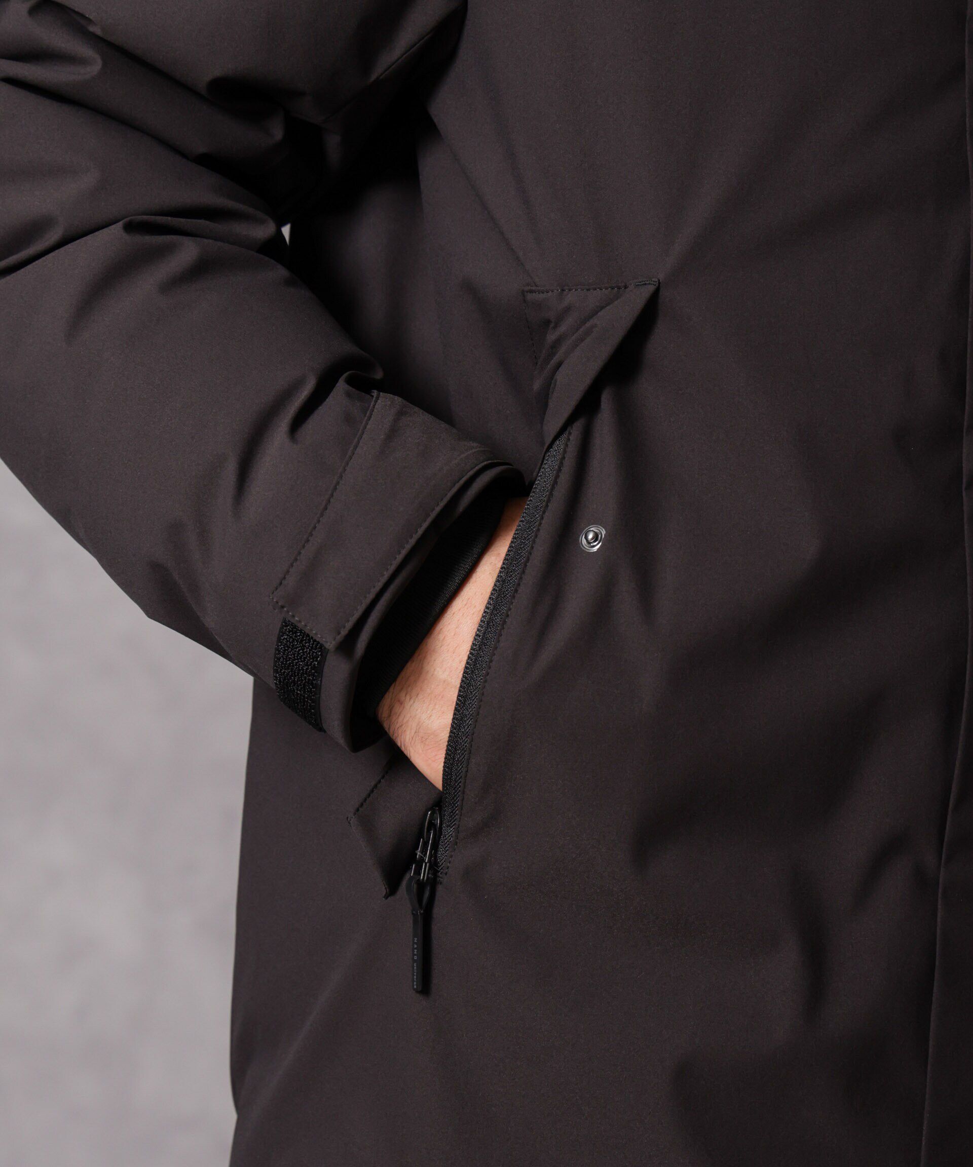 nano･universe「「西川ダウン(R)」ロングフードダウン」|ダウン|