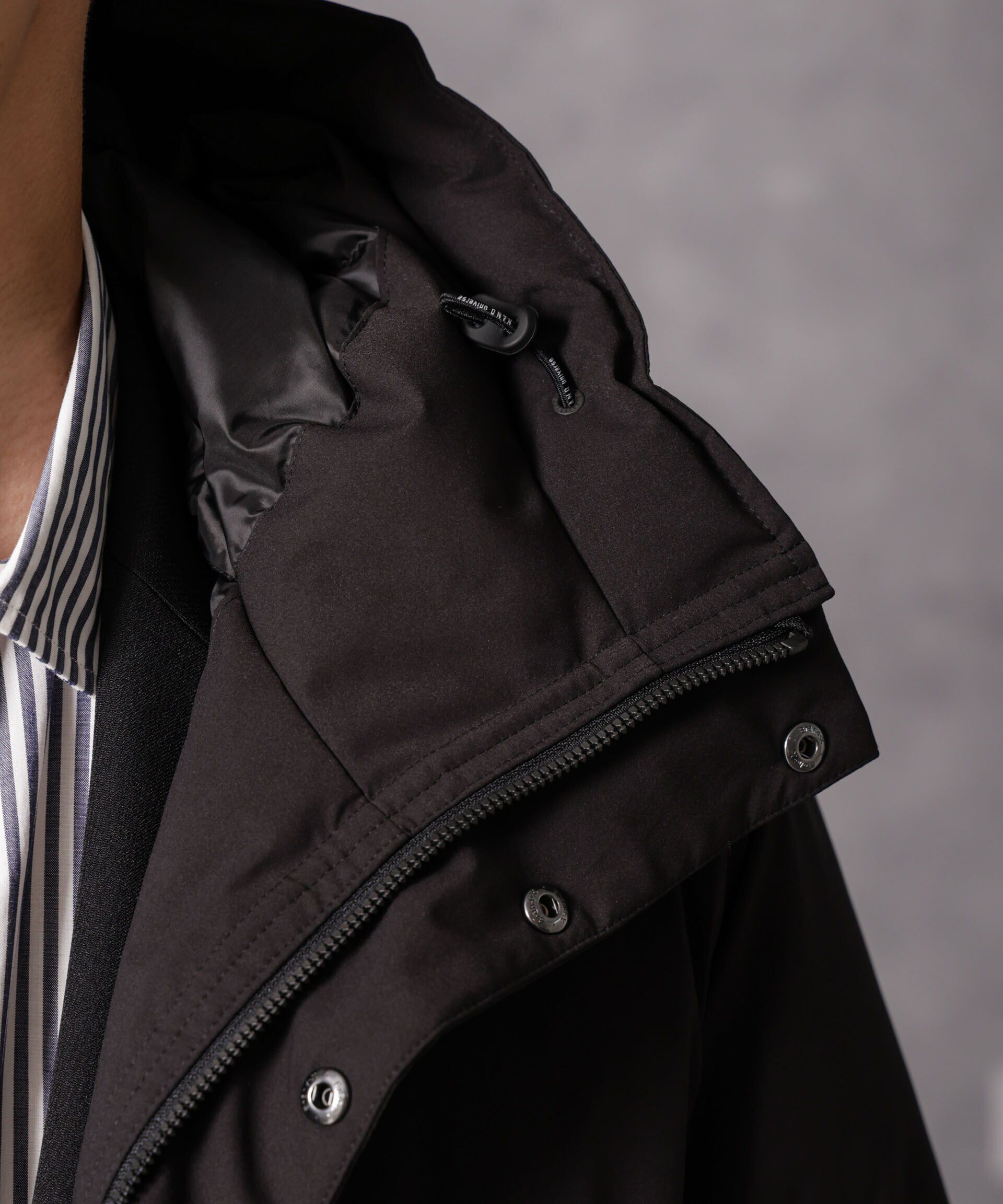 nano･universe「「西川ダウン(R)」ロングフードダウン」|ダウン|