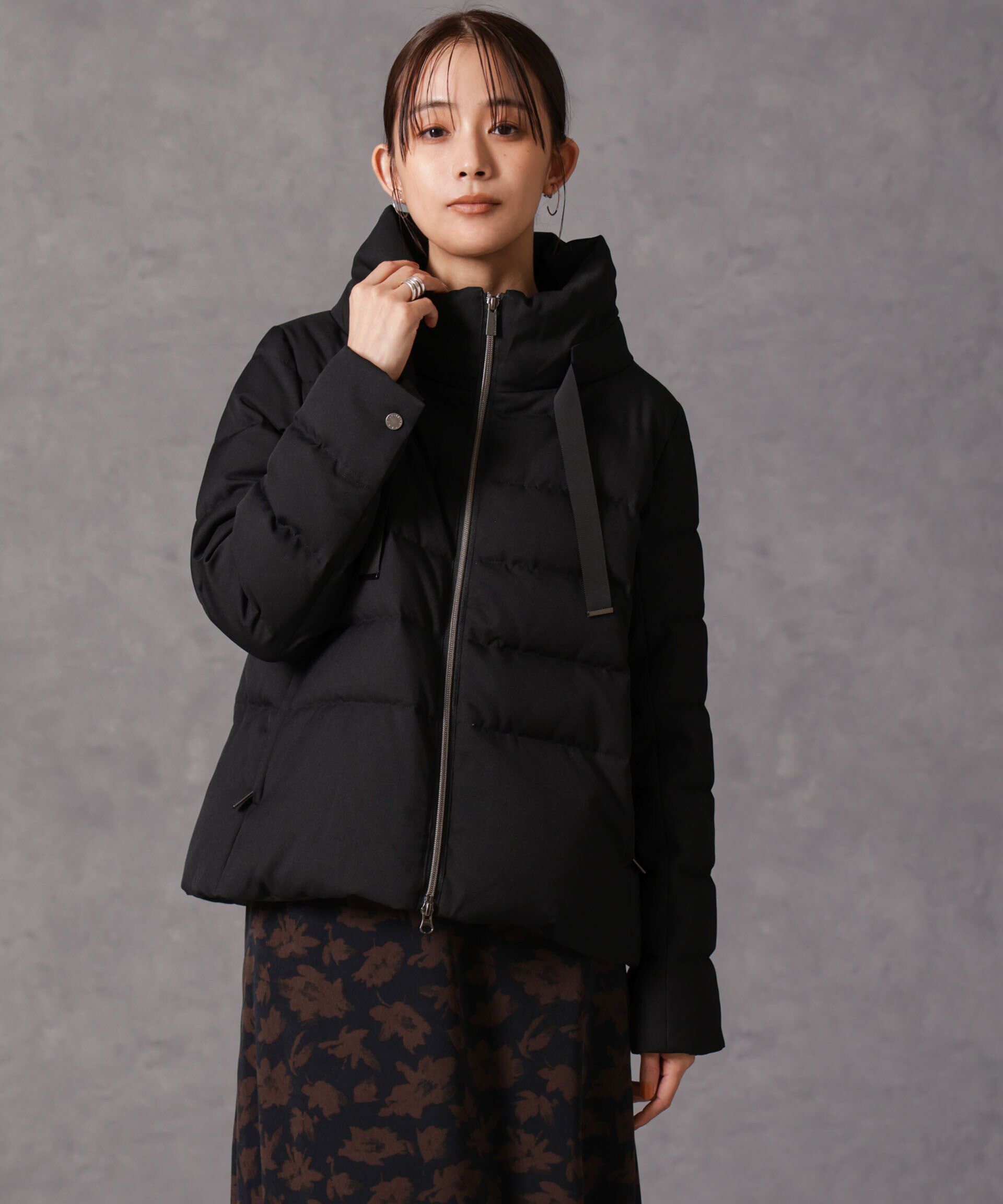 nano･universe「「西川ダウン(R)」サージスタンドカラーショートダウン」|ダウン|