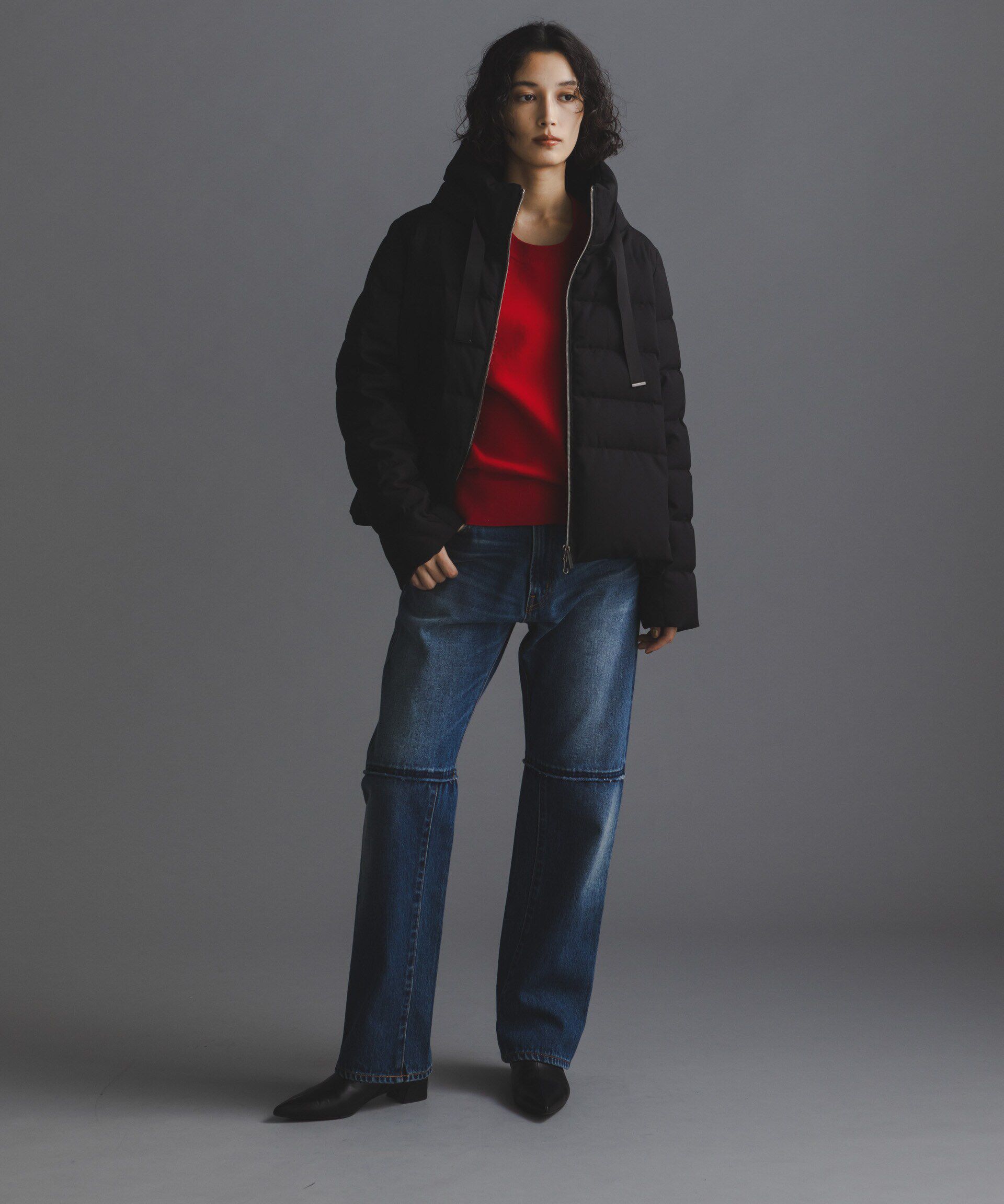 nano･universe「「西川ダウン(R)」サージスタンドカラーショートダウン」|ダウン|