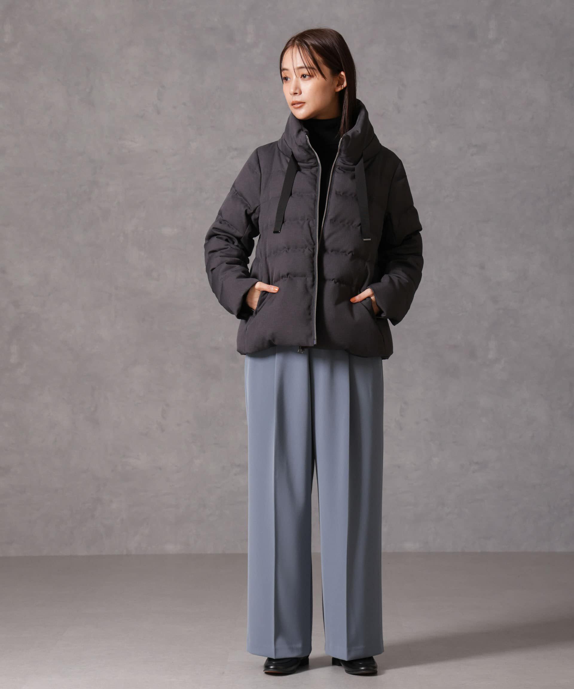 nano･universe「「西川ダウン(R)」サージスタンドカラーショートダウン」|ダウン|