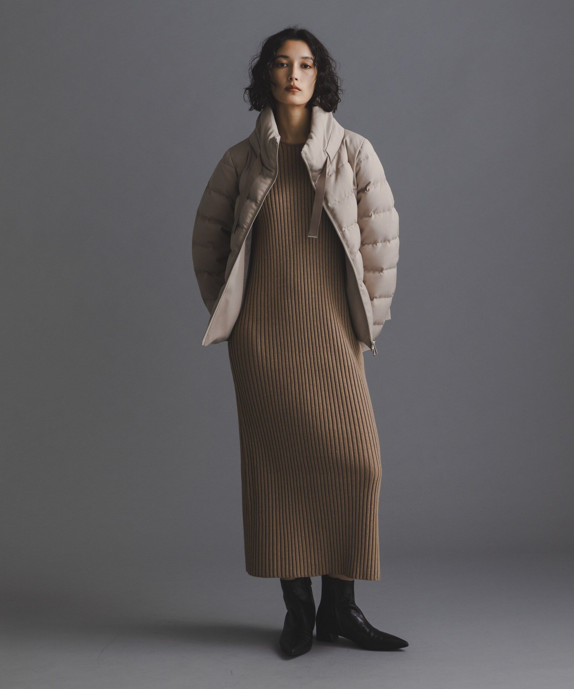 nano･universe「「西川ダウン(R)」サージスタンドカラーショートダウン」|ダウン|