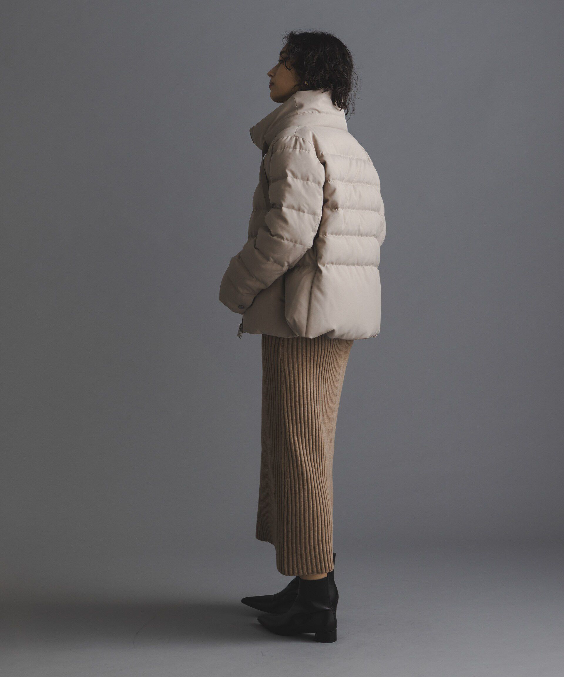 nano･universe「「西川ダウン(R)」サージスタンドカラーショートダウン」|ダウン|