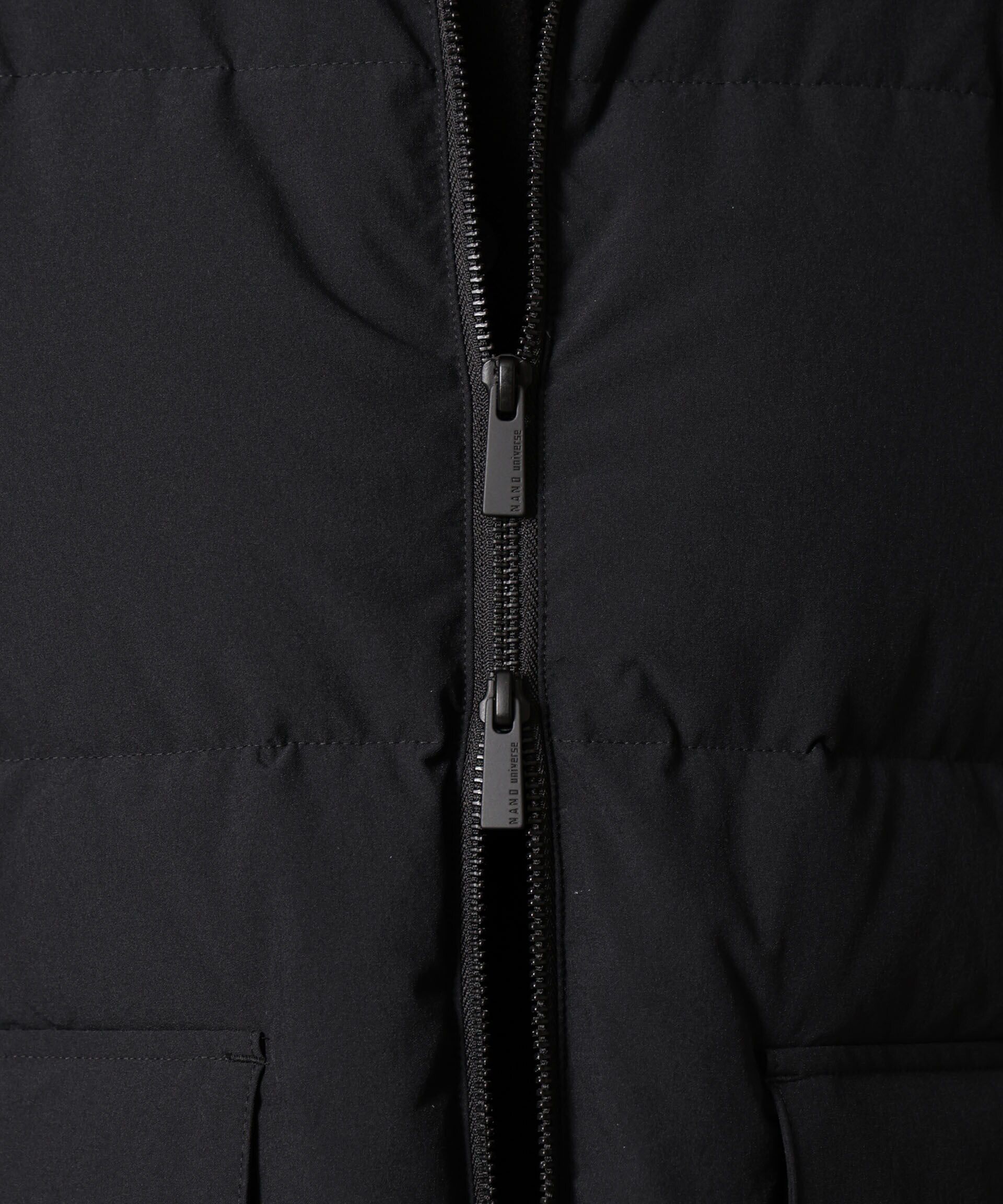 nano･universe「「西川ダウン(R)」2WAY異素材フードダウン」|ダウン|