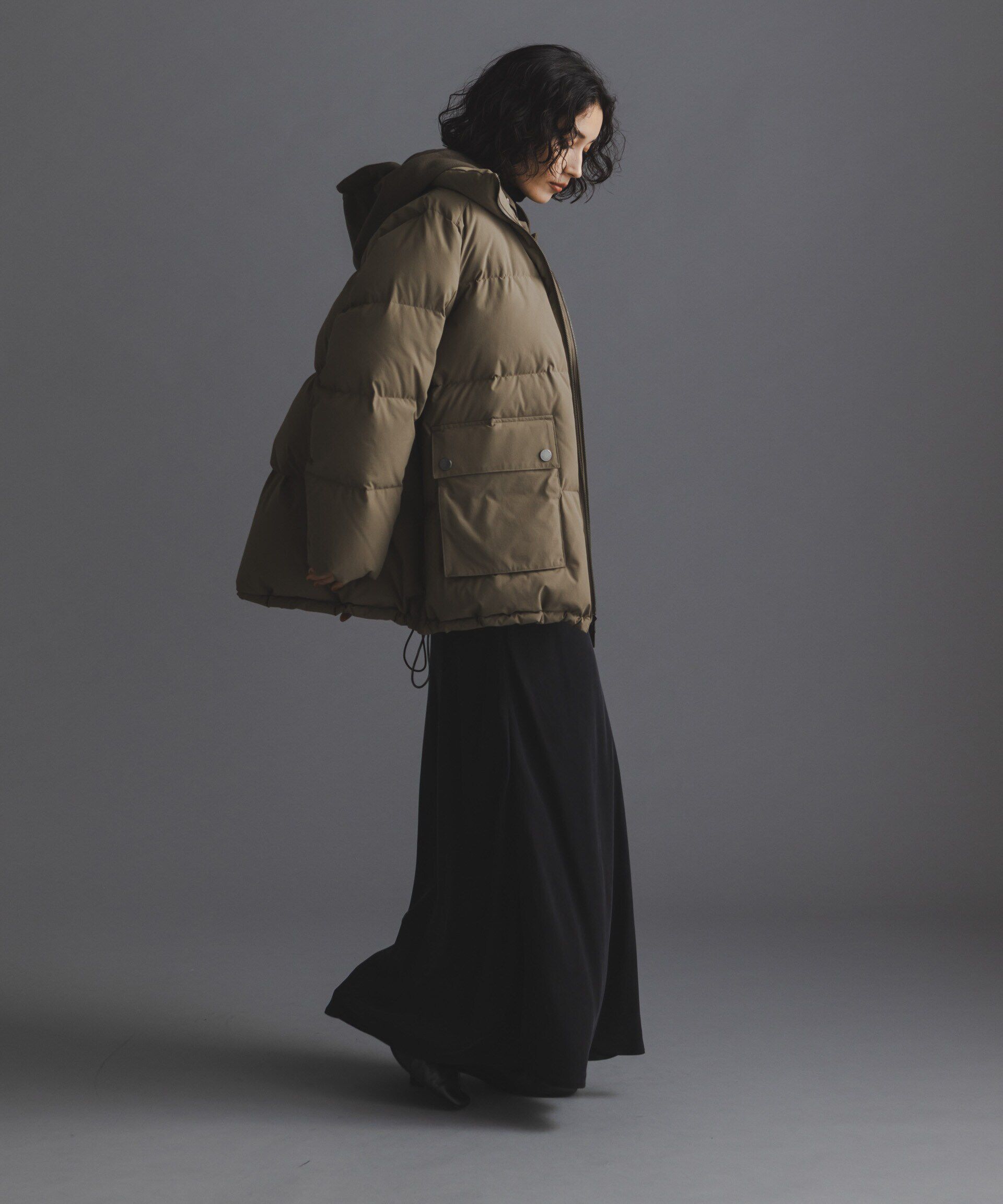 nano･universe「「西川ダウン(R)」2WAY異素材フードダウン」|ダウン|