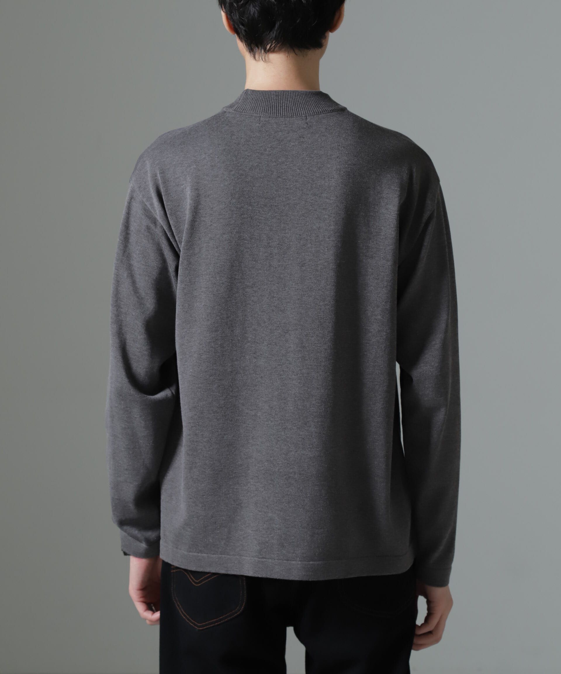 nano･universe「「タフニット」ジャケT 長袖」|ニット・セーター|