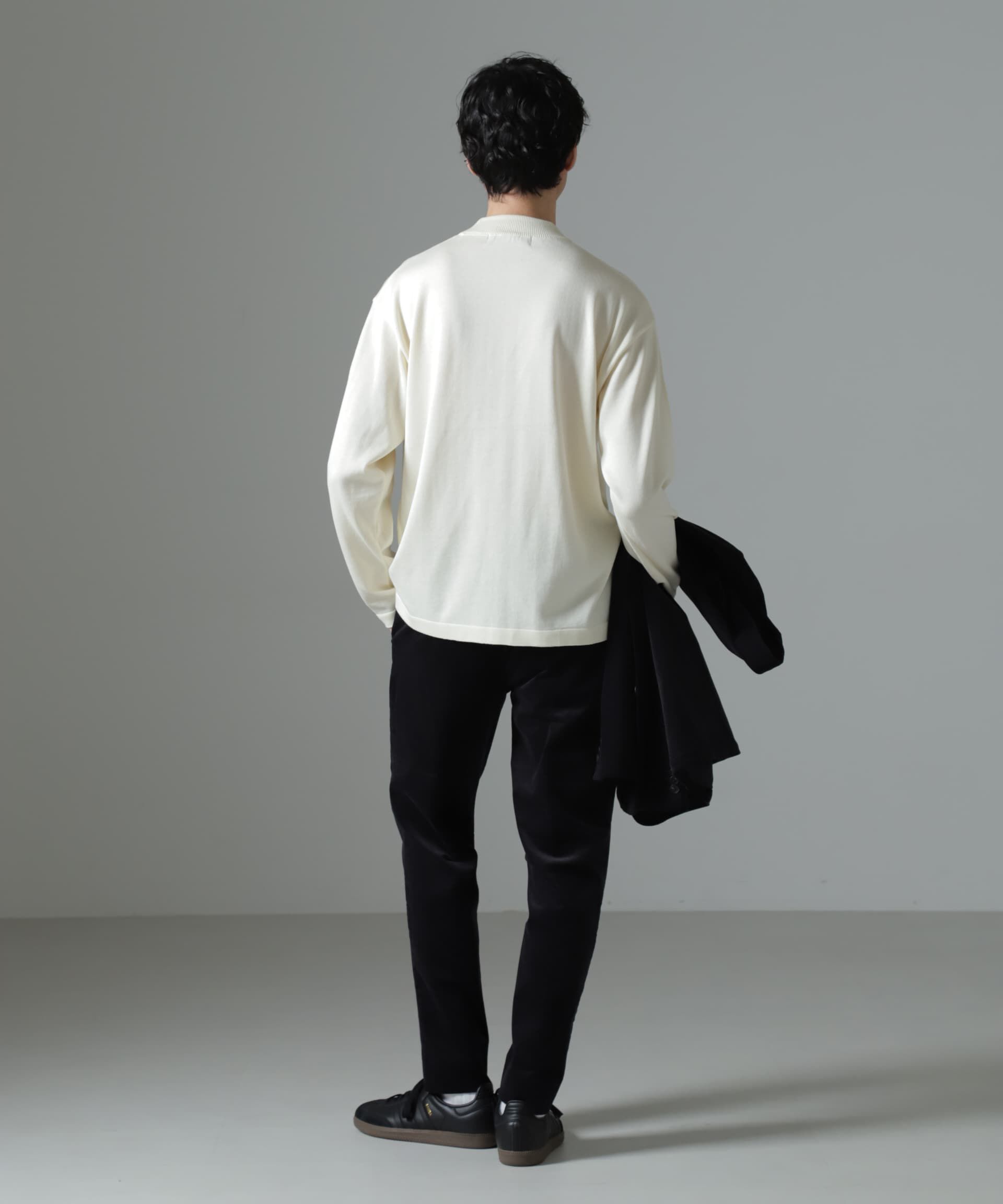 nano･universe「「タフニット」ジャケT 長袖」|ニット・セーター|