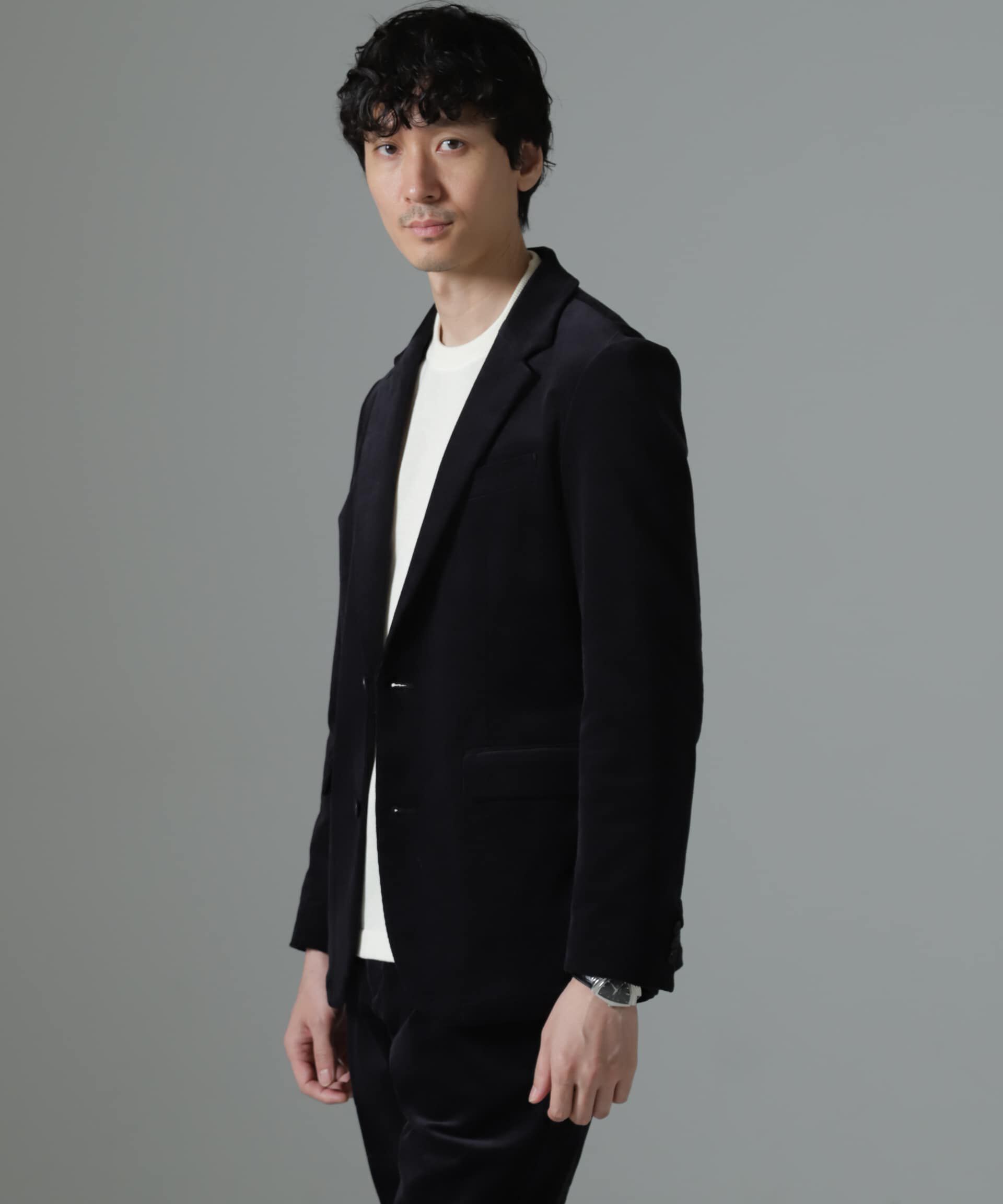 nano･universe「「タフニット」ジャケT 長袖」|ニット・セーター|