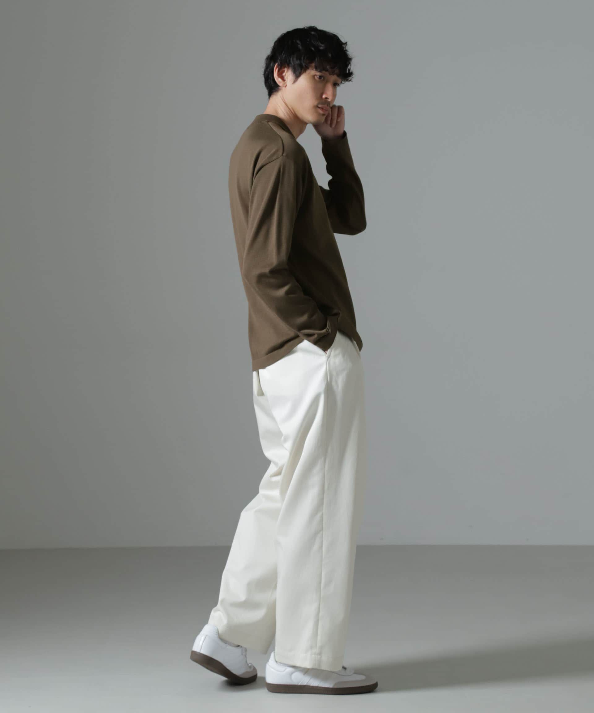 nano･universe「「タフニット」ジャケT 長袖」|ニット・セーター|