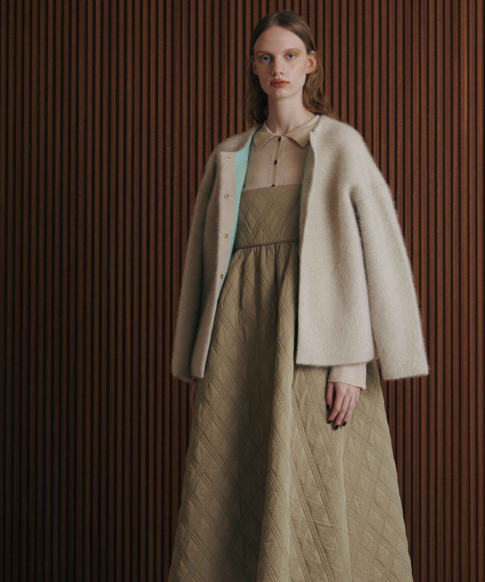 nano･universe「ウォッシャブルフォックスリバーニットジャケット」|ニット・セーター|