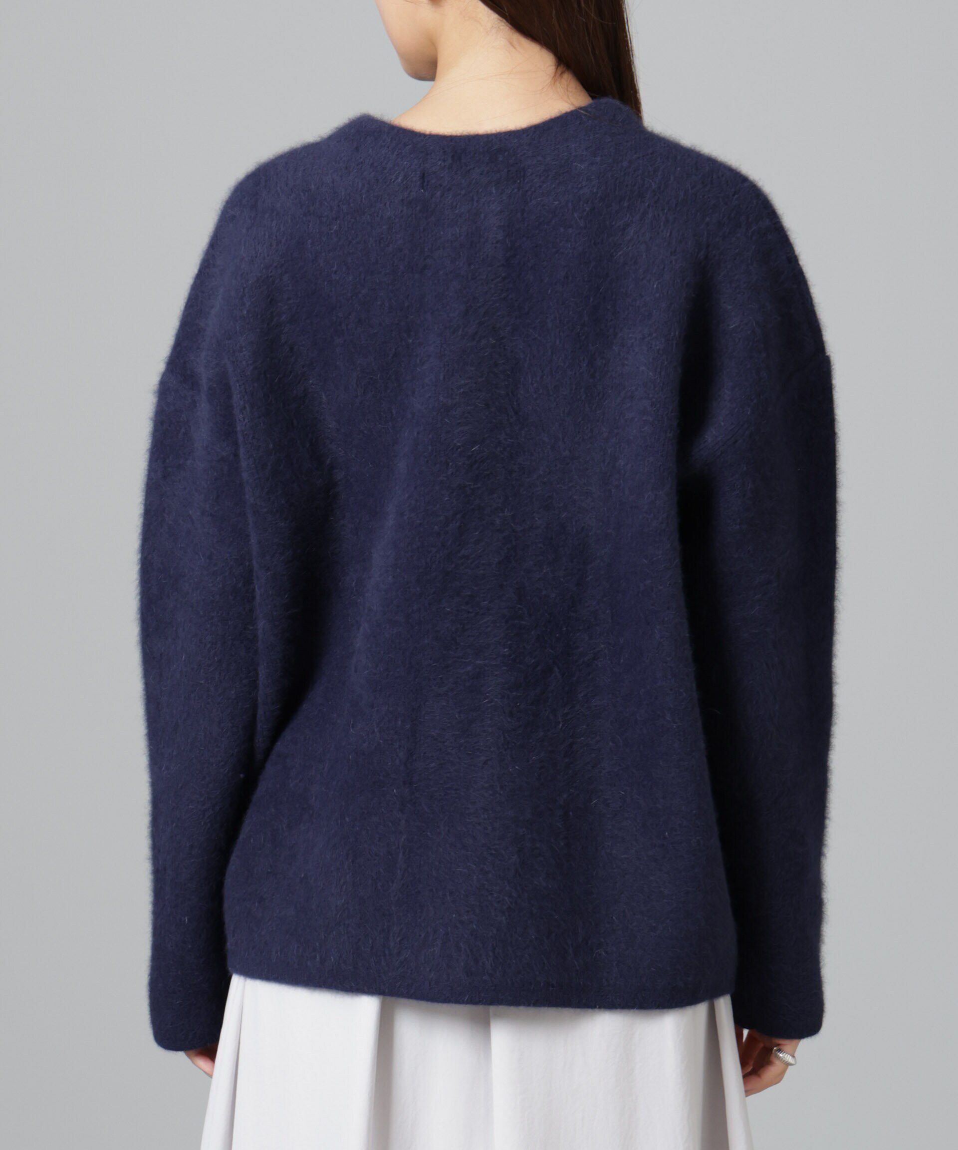 nano･universe「ウォッシャブルフォックスリバーニットジャケット」|ニット・セーター|