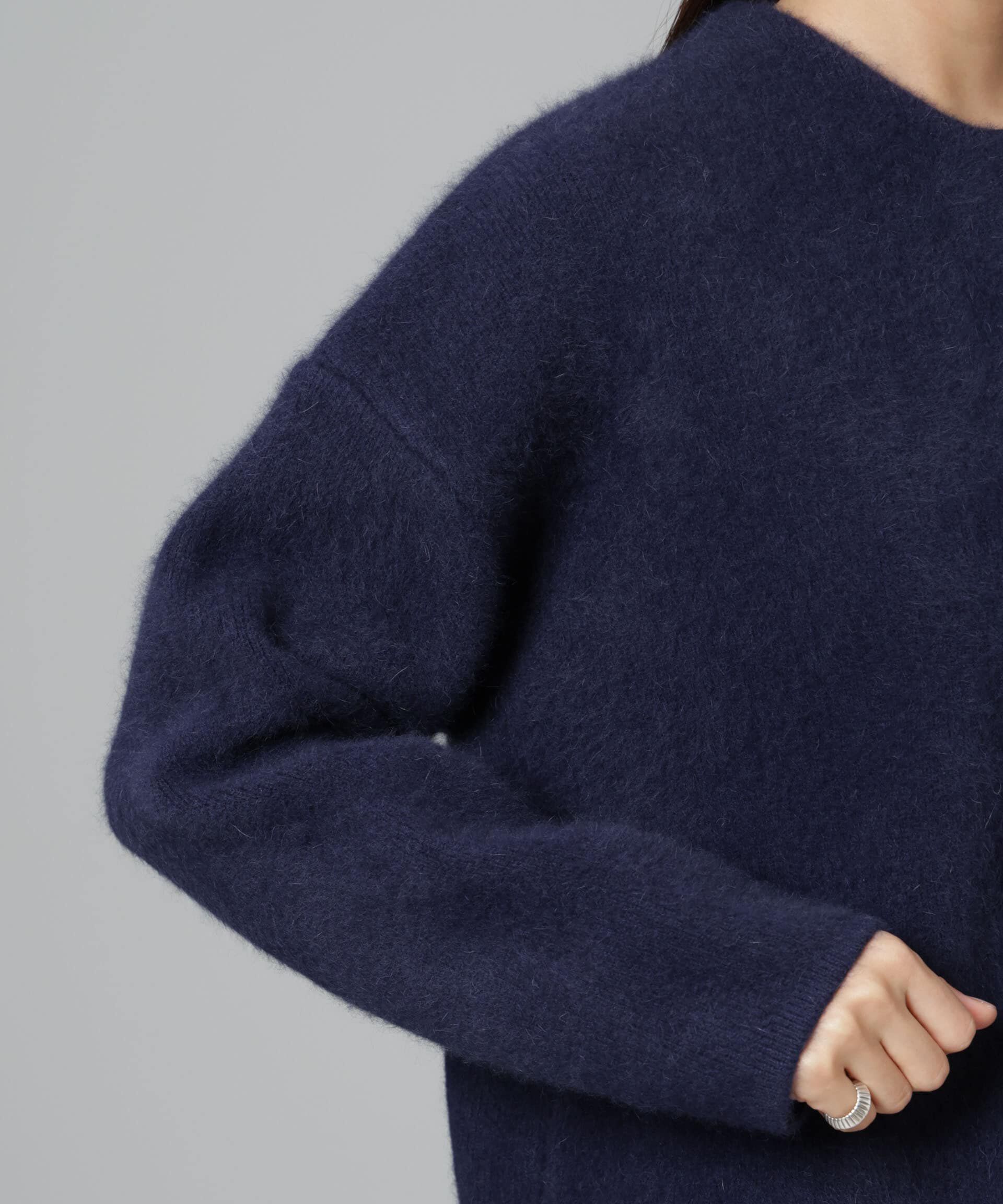 nano･universe「ウォッシャブルフォックスリバーニットジャケット」|ニット・セーター|