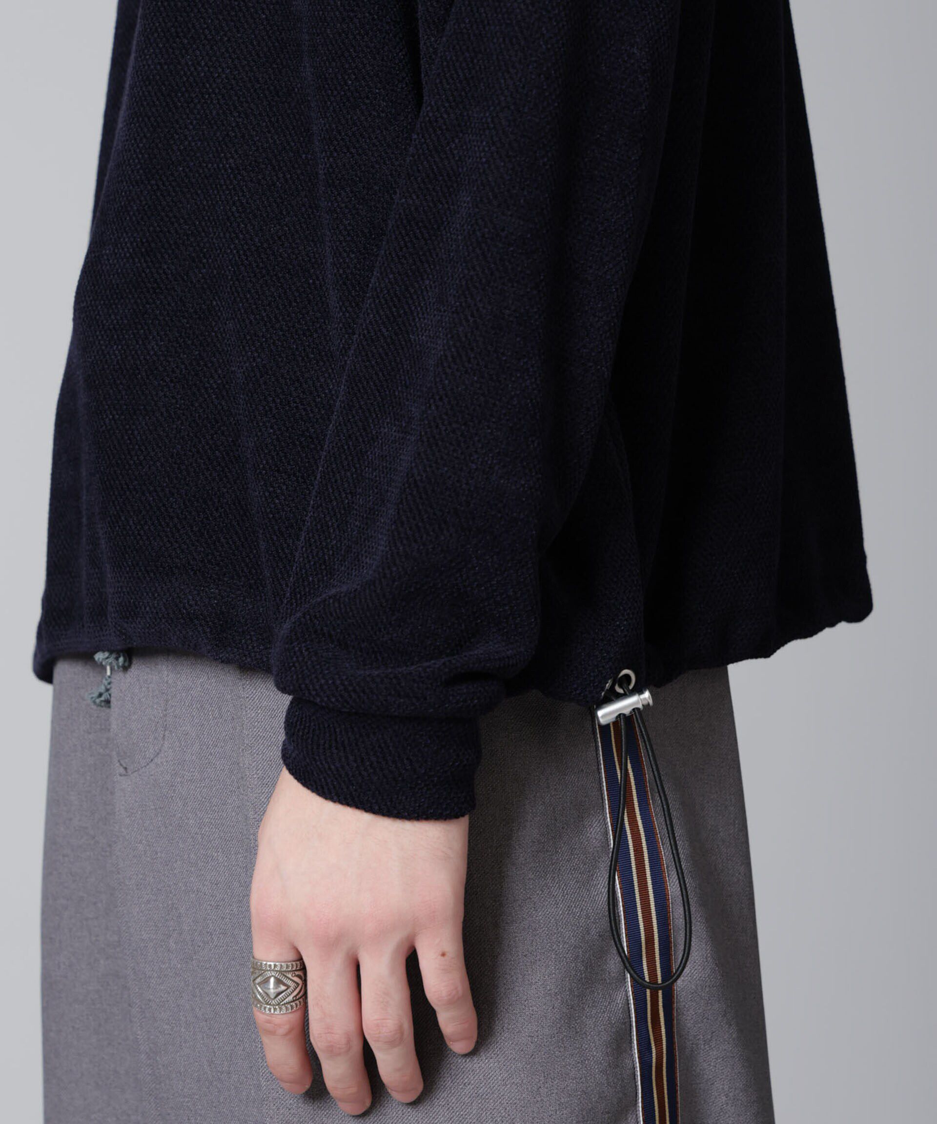 nano･universe「モールライクドローコードプルオーバー 長袖」|Tシャツ・カットソー|