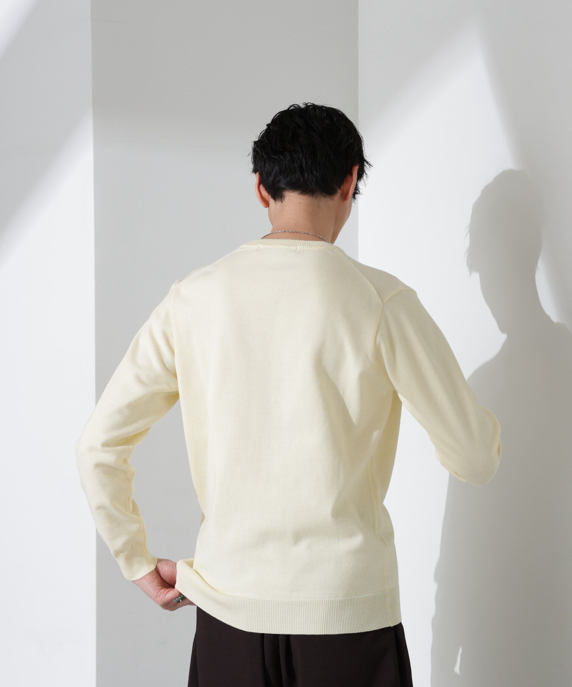 nano･universe「プレーティングスタンダードニット」|ニット・セーター|