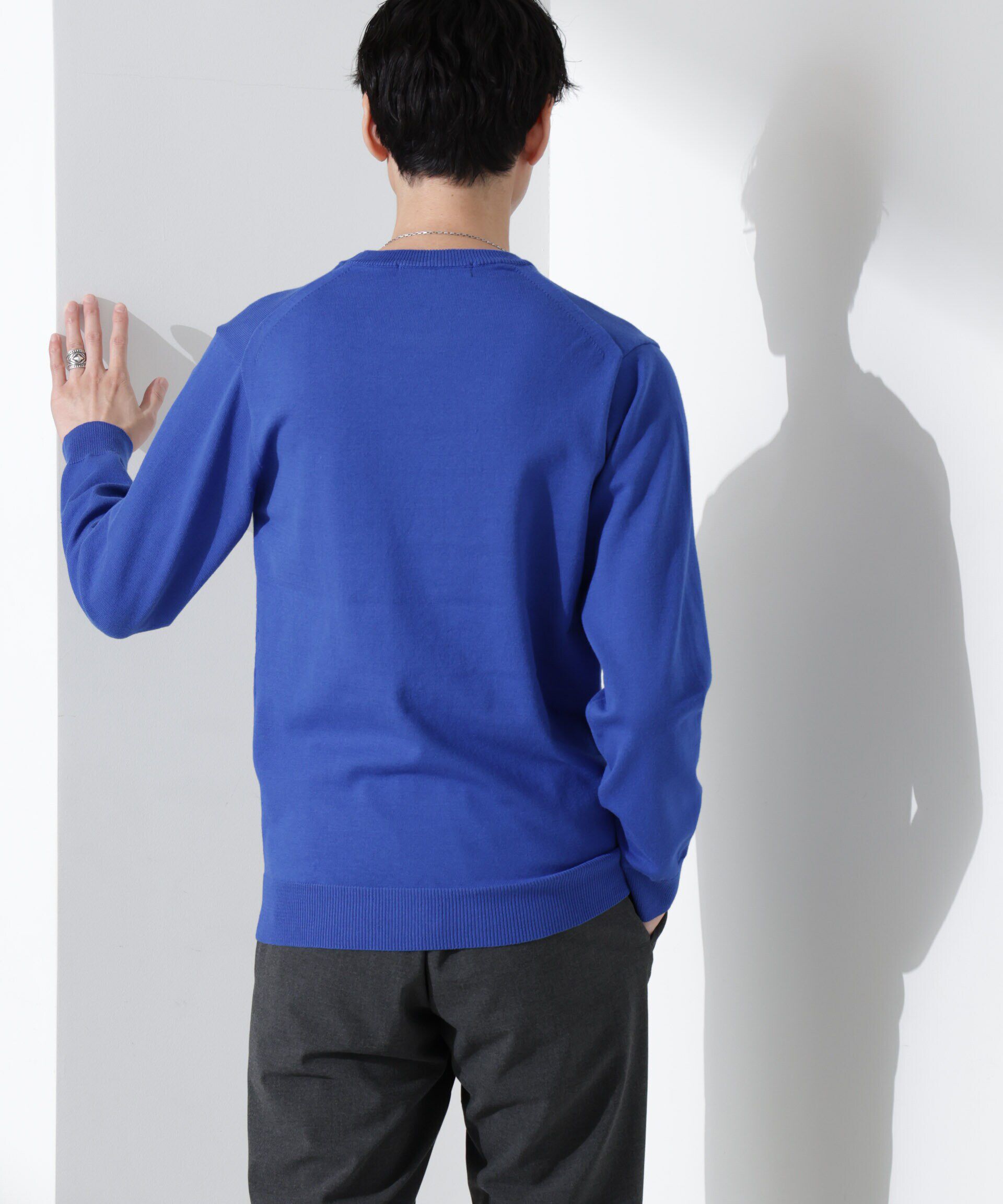 nano･universe「プレーティングスタンダードニット」|ニット・セーター|