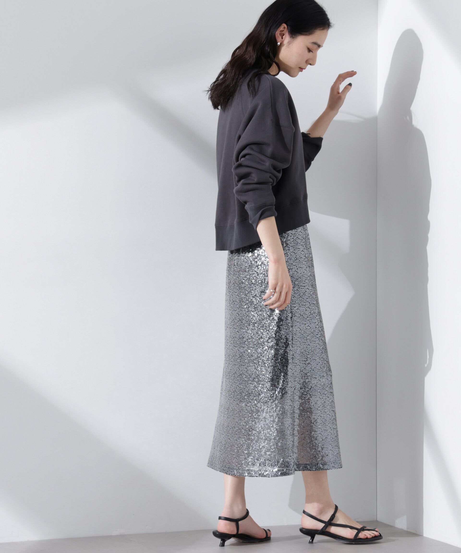 nano･universe「ワイドスリーブスウェットトップス」|Tシャツ・カットソー|