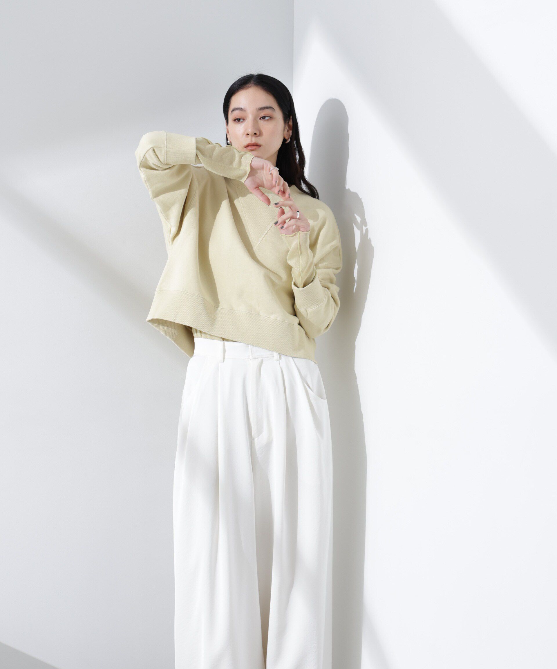 nano･universe「ワイドスリーブスウェットトップス」|Tシャツ・カットソー|