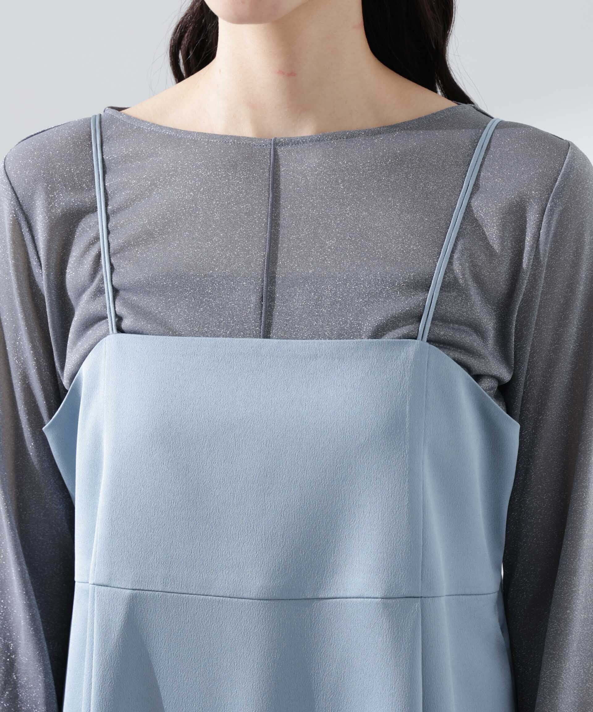 nano･universe「サテンキャミワンピース」|ワンピース|