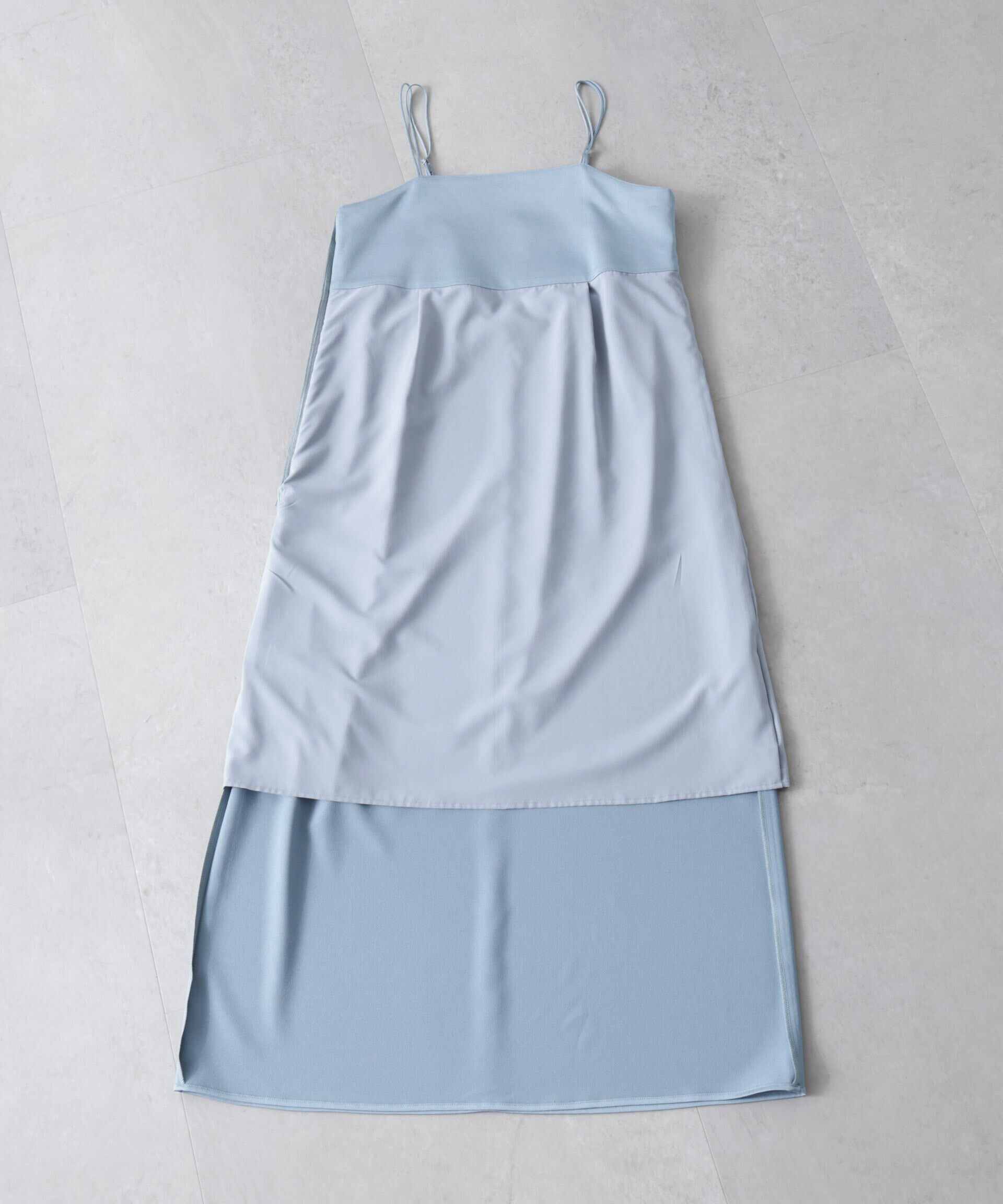 nano･universe「サテンキャミワンピース」|ワンピース|