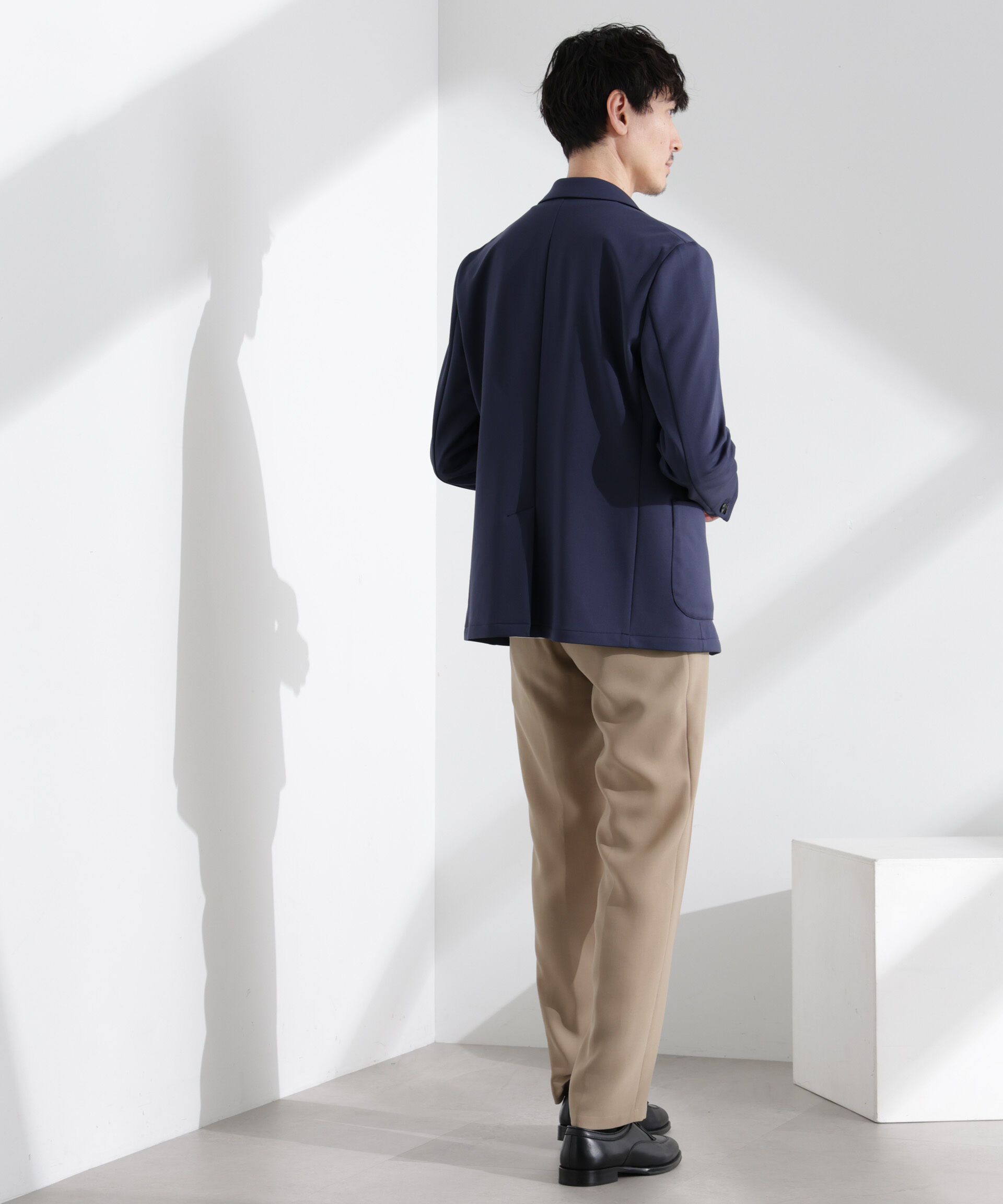 nano･universe「「N TROUSERS PREMIUM」強撚ピケストレッチパンツ(セットアップ可)」|スーツ|