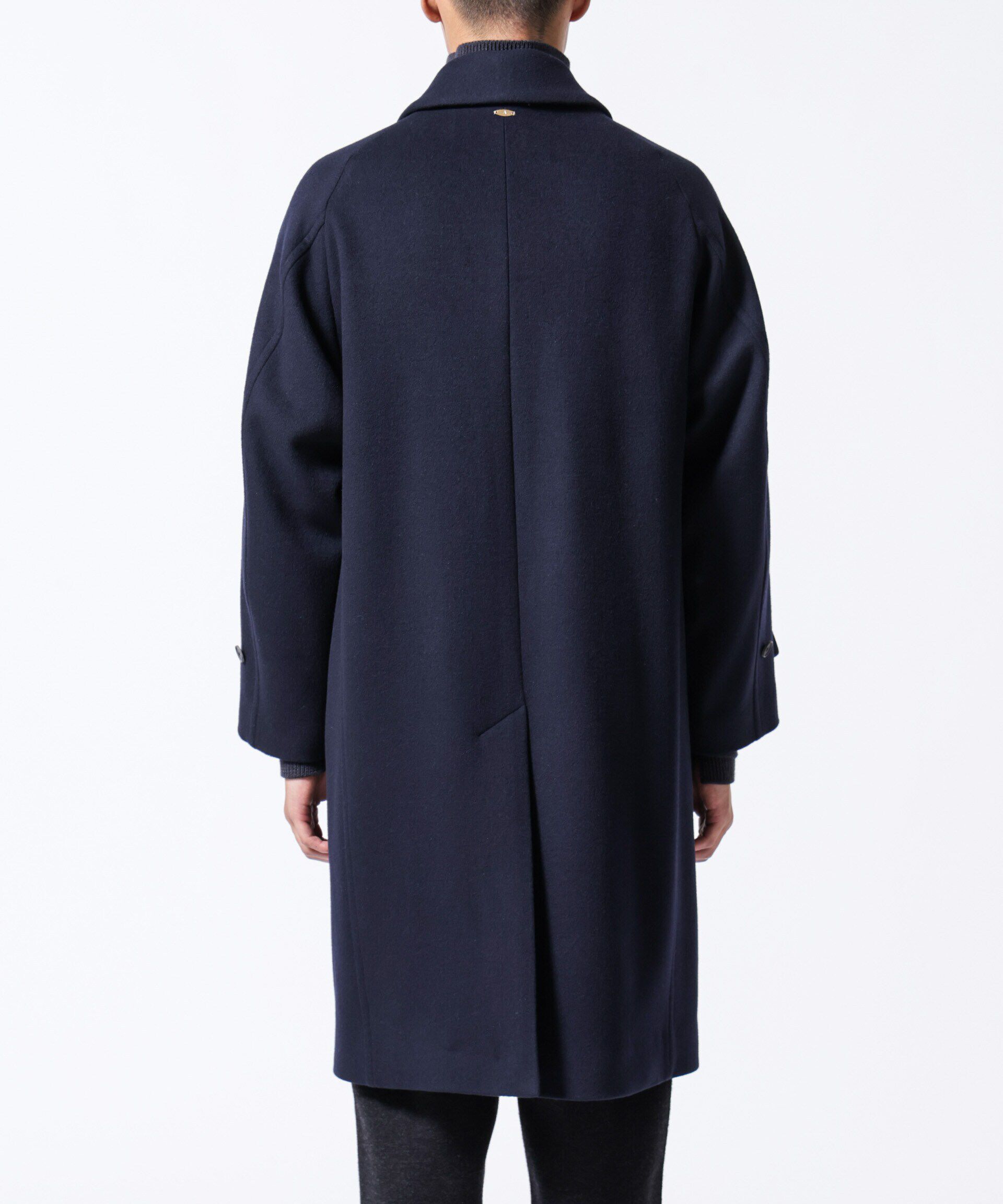 nano･universe「｢ASSEMBLANC｣シルクブレンドダブルクロスショールカラーコート」|その他|