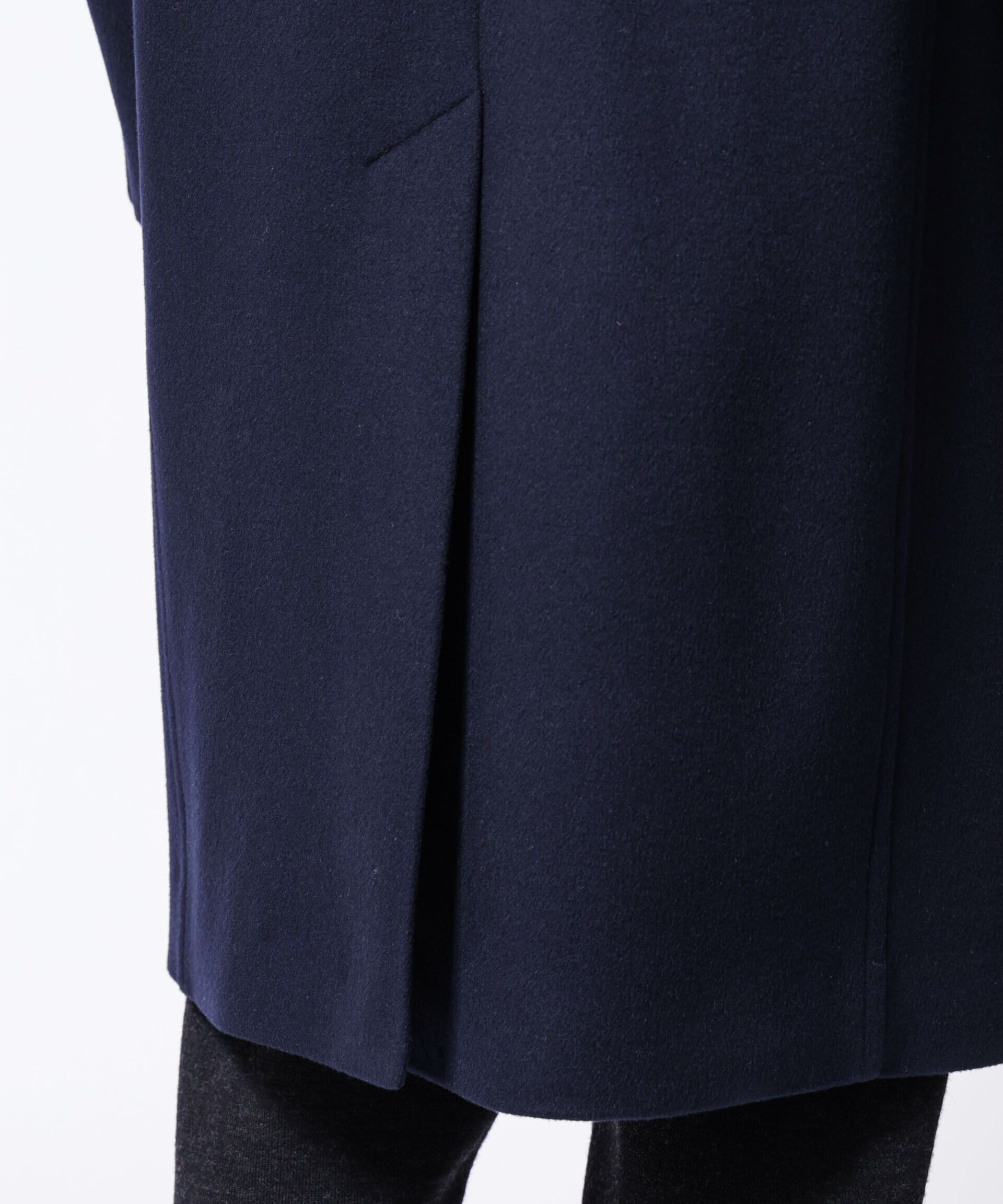 nano･universe「｢ASSEMBLANC｣シルクブレンドダブルクロスショールカラーコート」|その他|