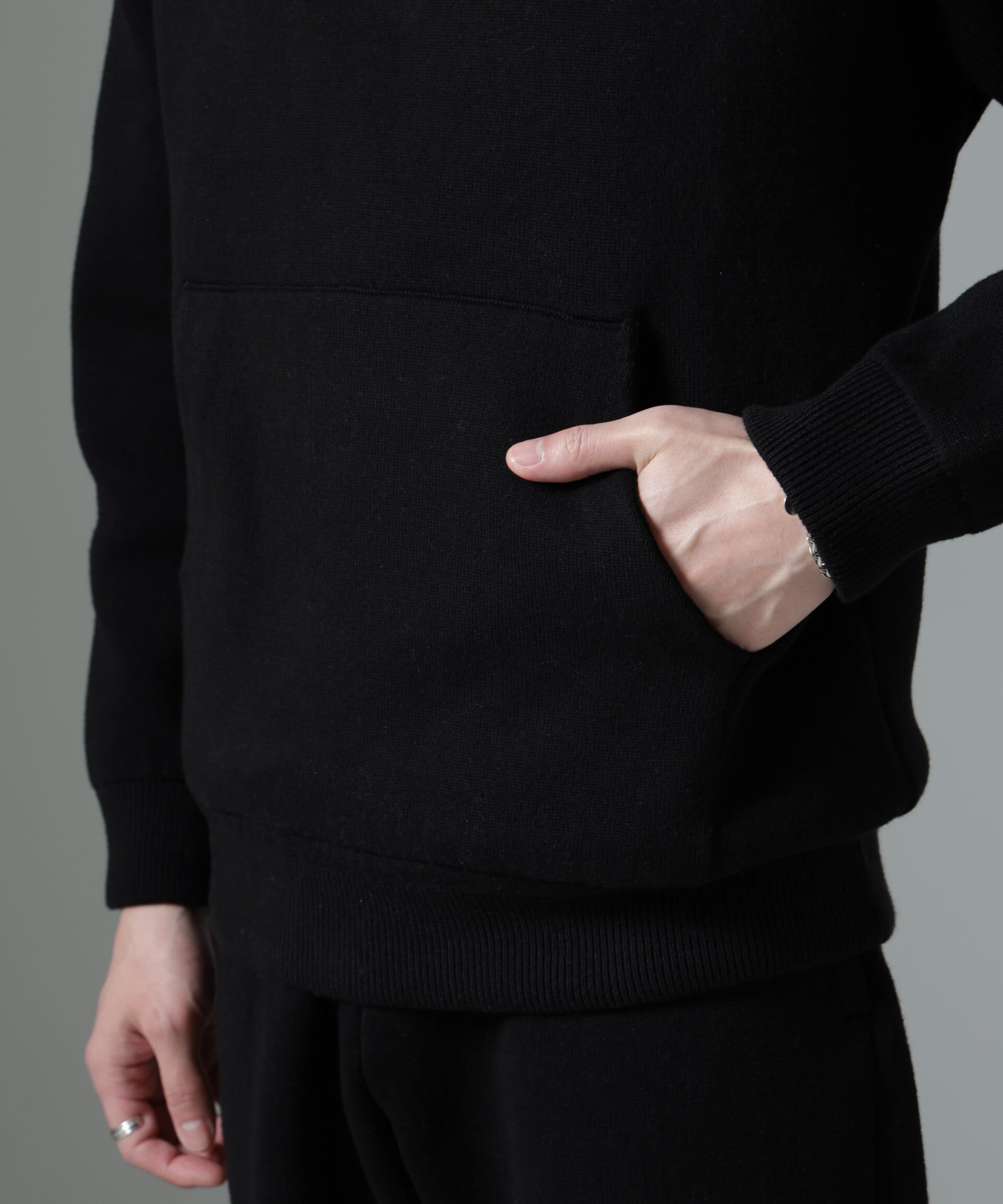 nano･universe「ハーフジップダブルニットハイネック」|ニット・セーター|