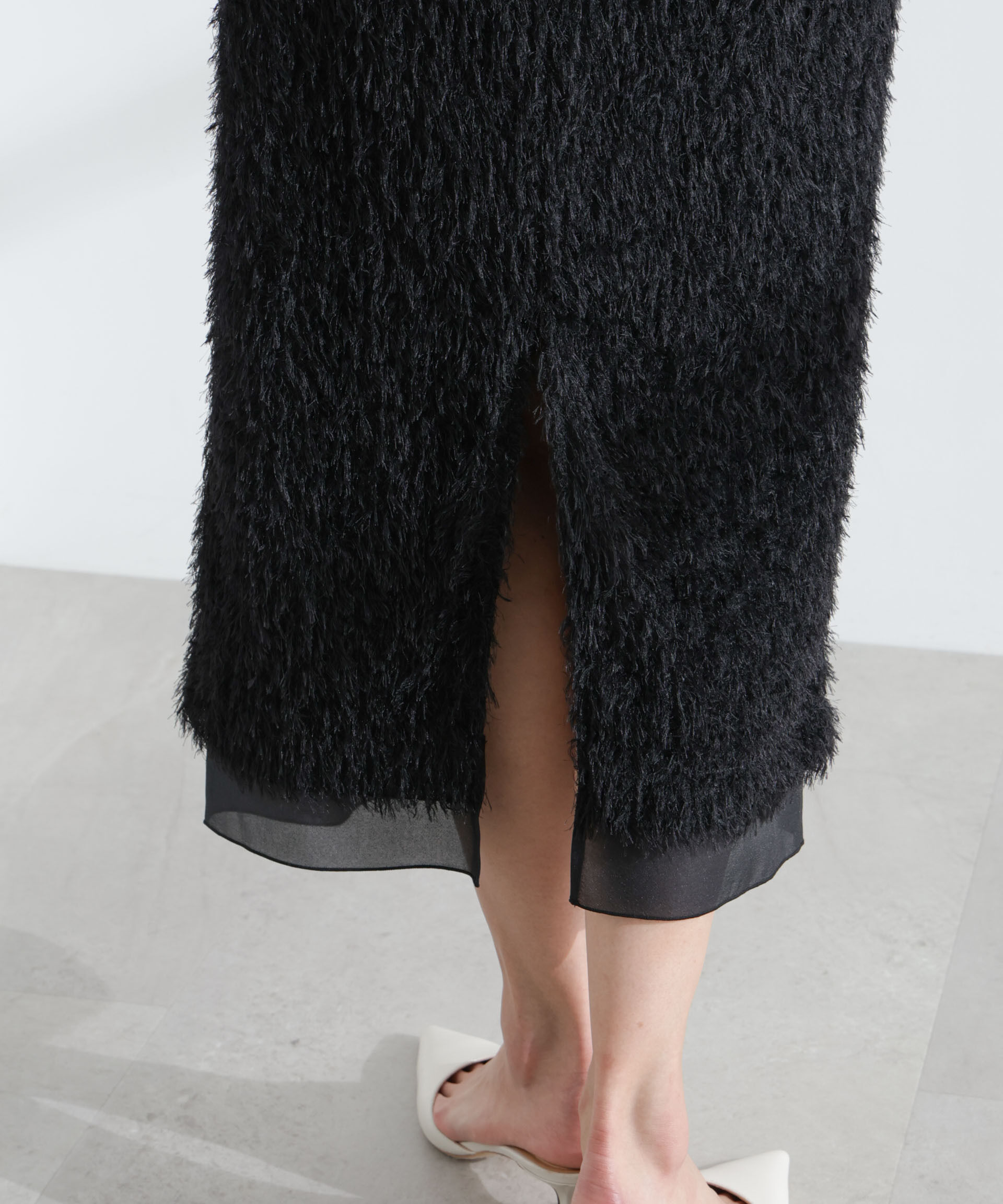 nano･universe「チュールフリンジスカート(セットアップ可)」|スカート|