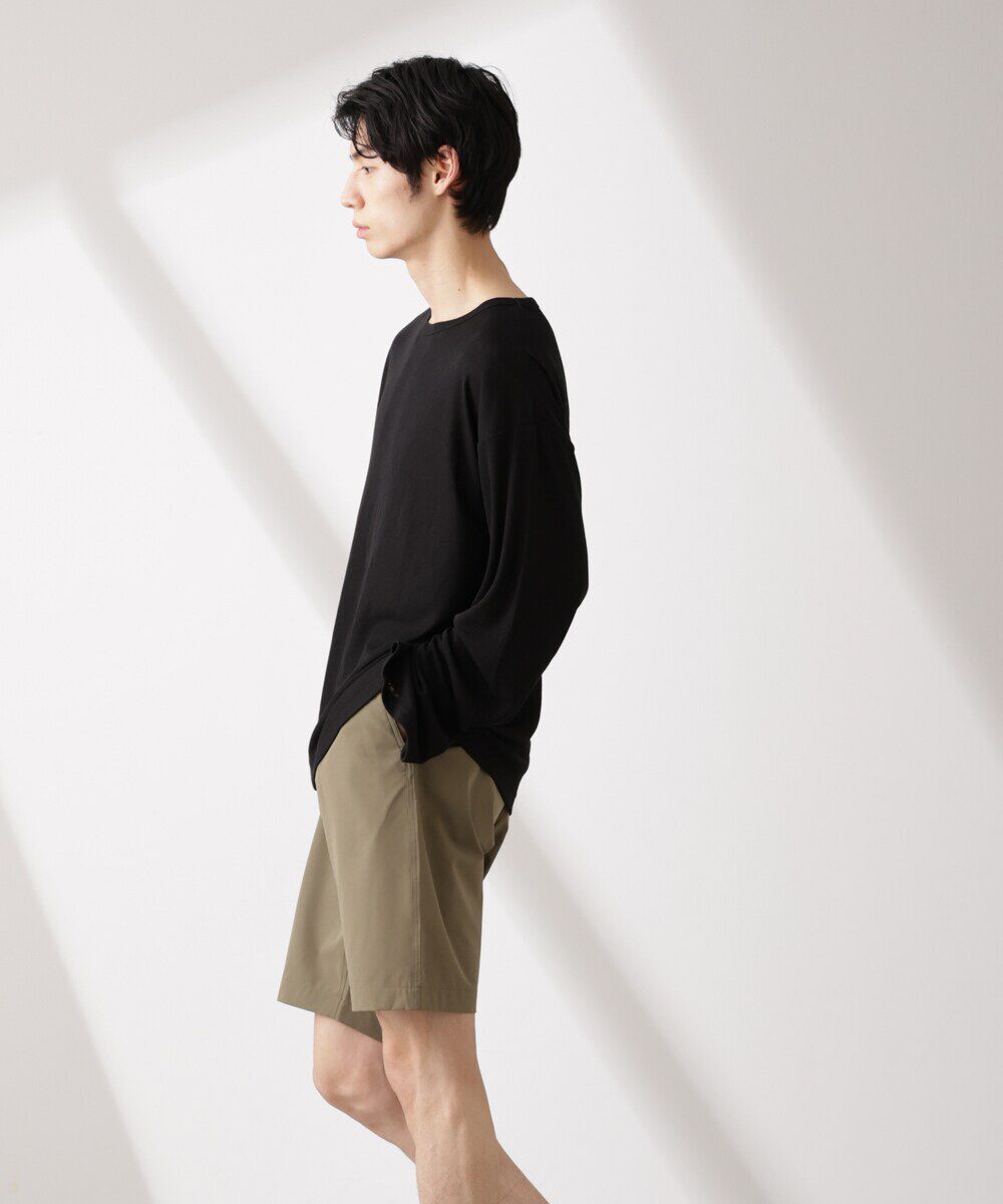 nano･universe「WEB限定/セミシアークルーネックプルオーバー 長袖」|Tシャツ・カットソー|