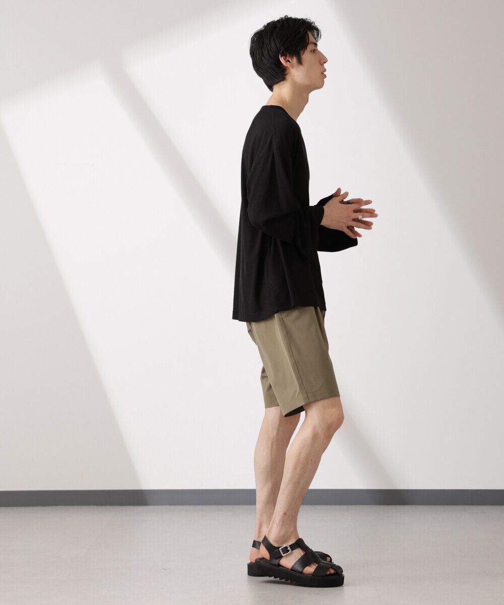 nano･universe「WEB限定/セミシアークルーネックプルオーバー 長袖」|Tシャツ・カットソー|