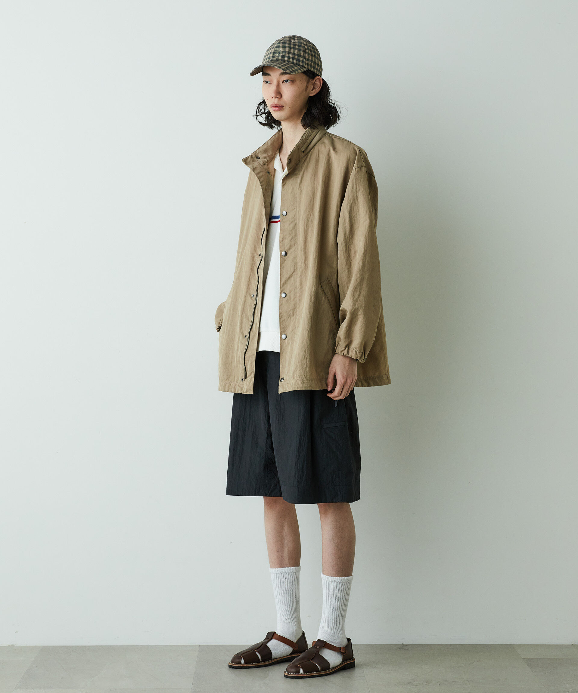 nano･universe「｢HOTEL PALACE｣ｵﾃﾙﾊﾟﾗｽ ﾅｲﾛﾝﾃｯｸﾙｰｽﾞｼﾙｴｯﾄｺｰﾁﾌ」|ブルゾン・スタジャン|