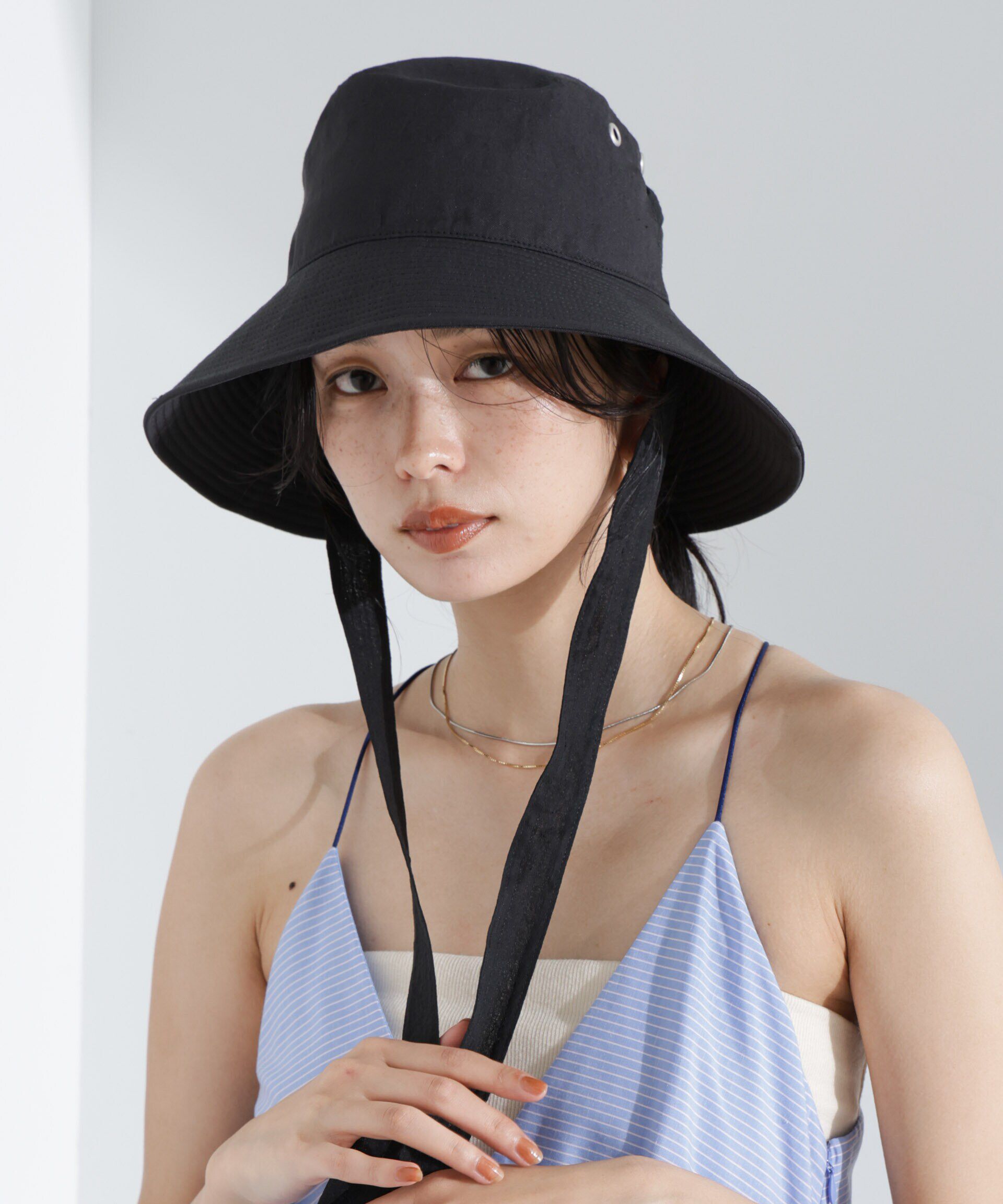 nano･universe「La Maison de Lyllis/SOMBRA ソンブラ」|キャップ・キャスケット|ブラック