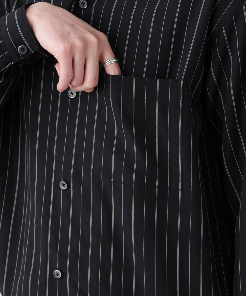 nano･universe「リネンブレンドピンストライプブルゾン（セットアップ可）」|ブルゾン・スタジャン|