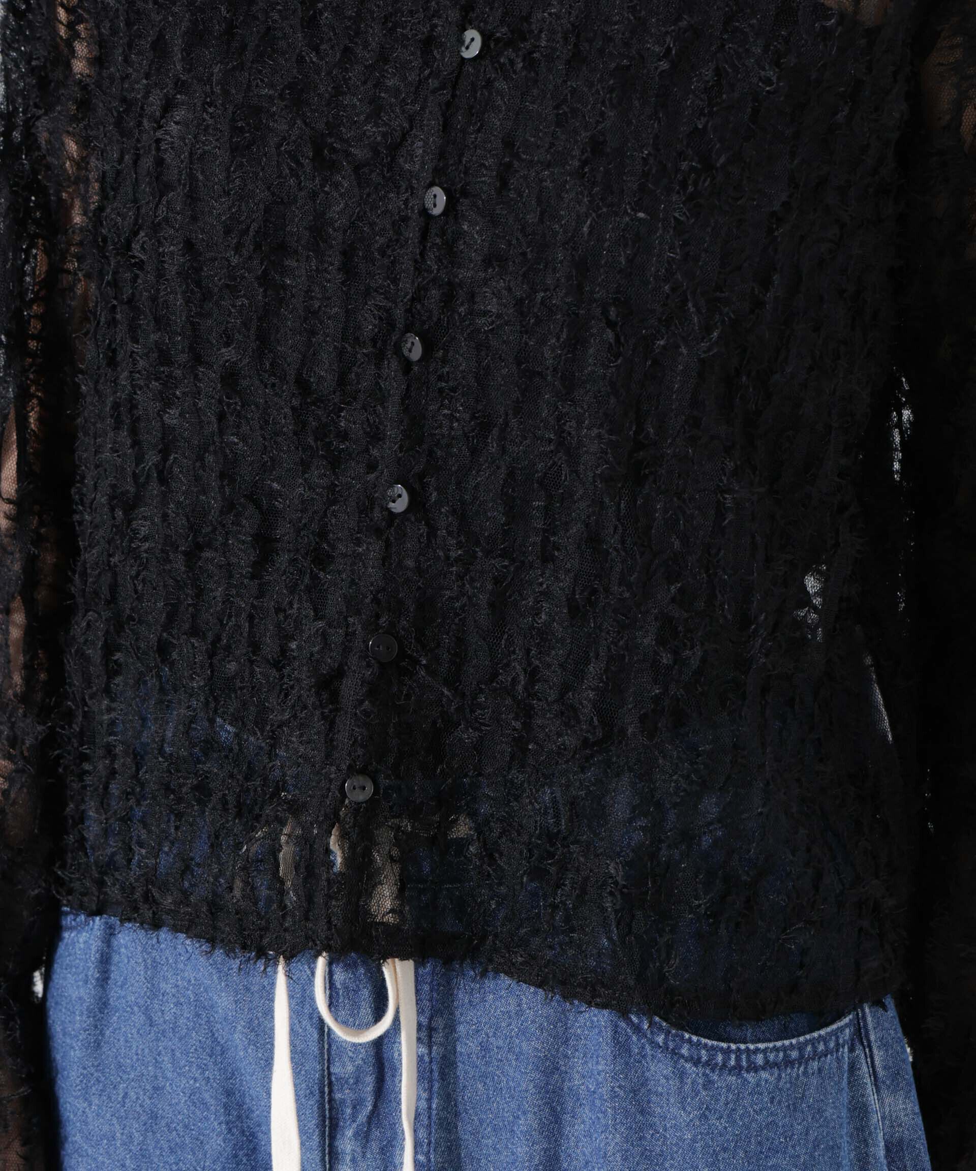 nano･universe「フリンジチュール前後2wayブラウス（セットアップ可）」|シャツ・ブラウス|