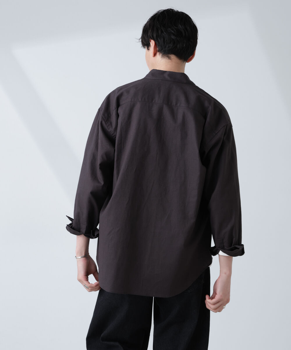 nano･universe「「BELGIUM LINEN FABRICS」リネンコットンレギュラーシャツ」|シャツ・ブラウス|