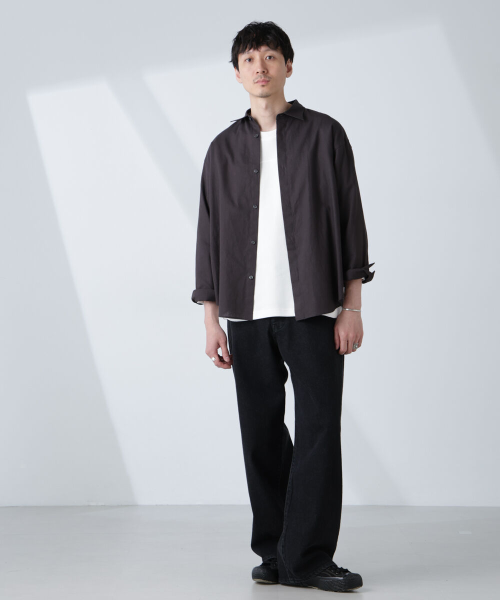 nano･universe「「BELGIUM LINEN FABRICS」リネンコットンレギュラーシャツ」|シャツ・ブラウス|